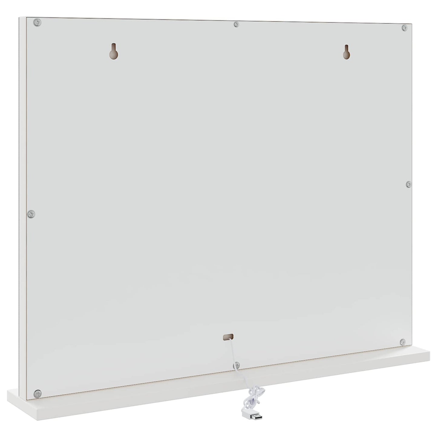 LED Make-up Spiegel Wit 58 x 10 x 47 cm Glas en Staal is nu te koop bij PeponiXL, paradijselijk wonen!
