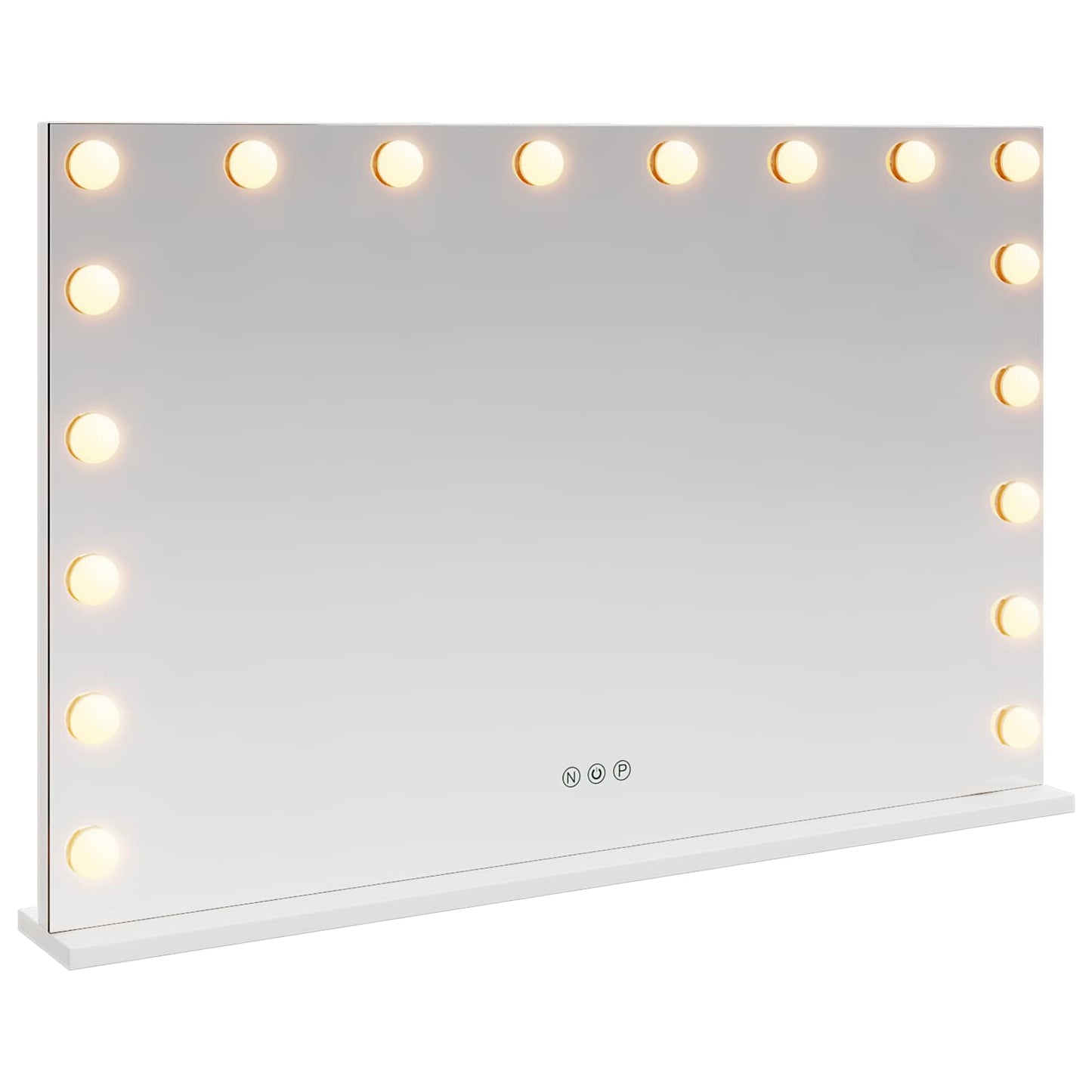 LED Make-up Spiegel Wit 80 x 10 x 52,5 cm Glas en Staal is nu te koop bij PeponiXL, paradijselijk wonen!