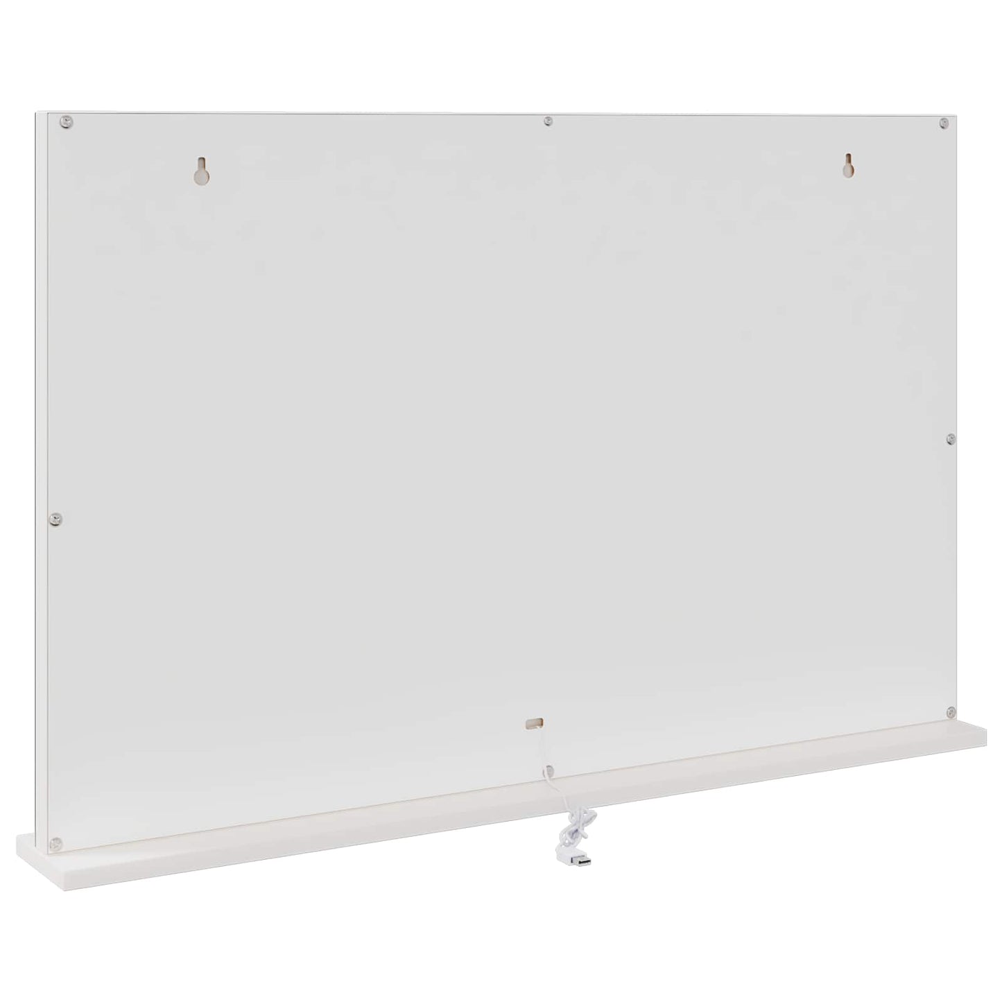 LED Make-up Spiegel Wit 80 x 10 x 52,5 cm Glas en Staal is nu te koop bij PeponiXL, paradijselijk wonen!