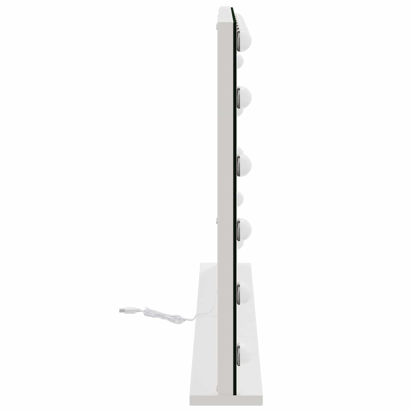 LED Make-up Spiegel Wit 80 x 10 x 52,5 cm Glas en Staal is nu te koop bij PeponiXL, paradijselijk wonen!