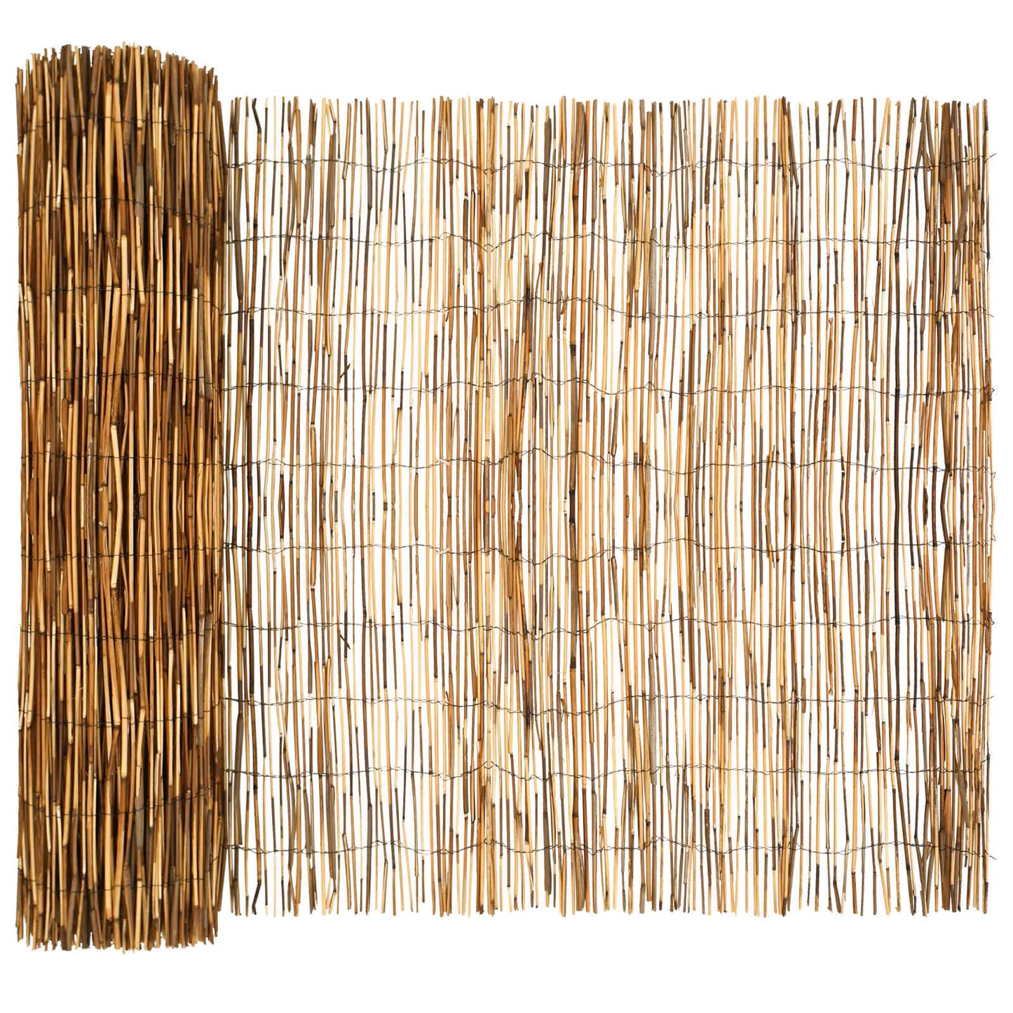 Tuinhek Gecarboniseerd riet 500 x 100 cm is nu te koop bij PeponiXL, paradijselijk wonen!