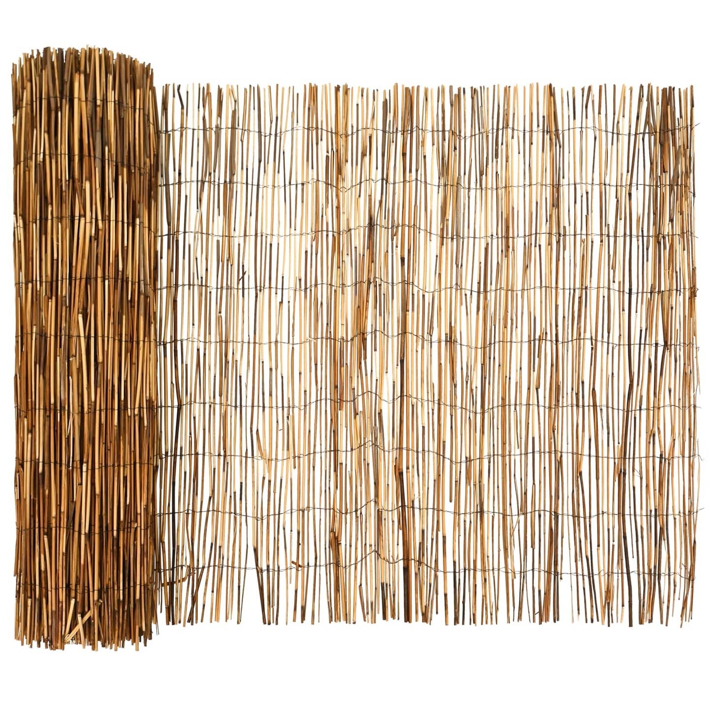 Tuinhek Geë carboniseerd 600 x 90 cm Riet is nu te koop bij PeponiXL, paradijselijk wonen!