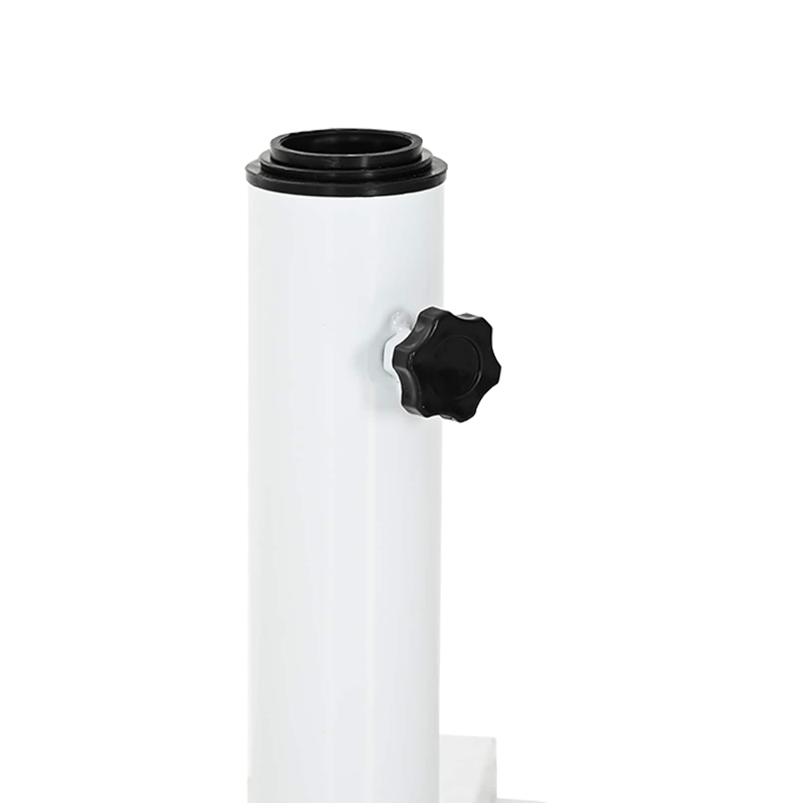 Parasol Stand Wit Staal is nu te koop bij PeponiXL, paradijselijk wonen!