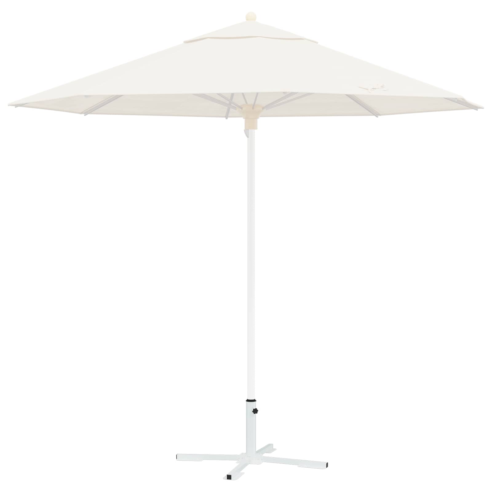 Parasol Stand Wit Staal is nu te koop bij PeponiXL, paradijselijk wonen!
