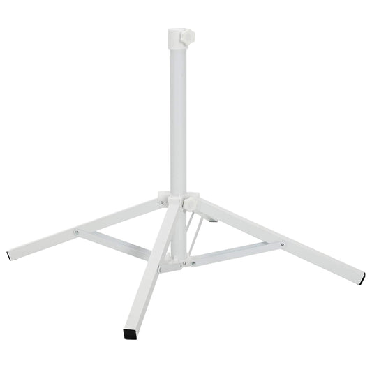 Parasolvoet Wit Staal voor paal van 25-32 mm is nu te koop bij PeponiXL, paradijselijk wonen!
