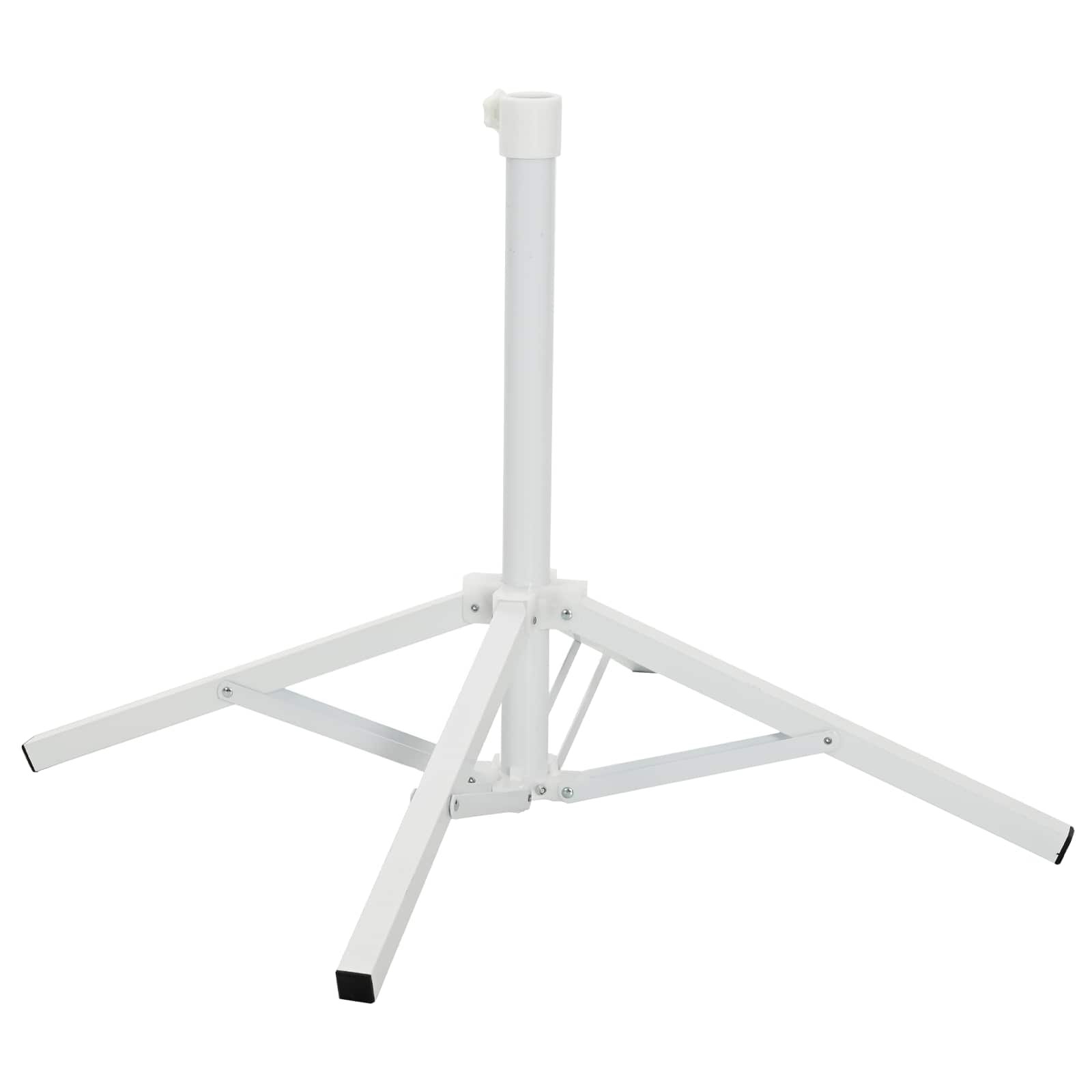Parasolvoet Wit Staal voor paal van 25-32 mm is nu te koop bij PeponiXL, paradijselijk wonen!
