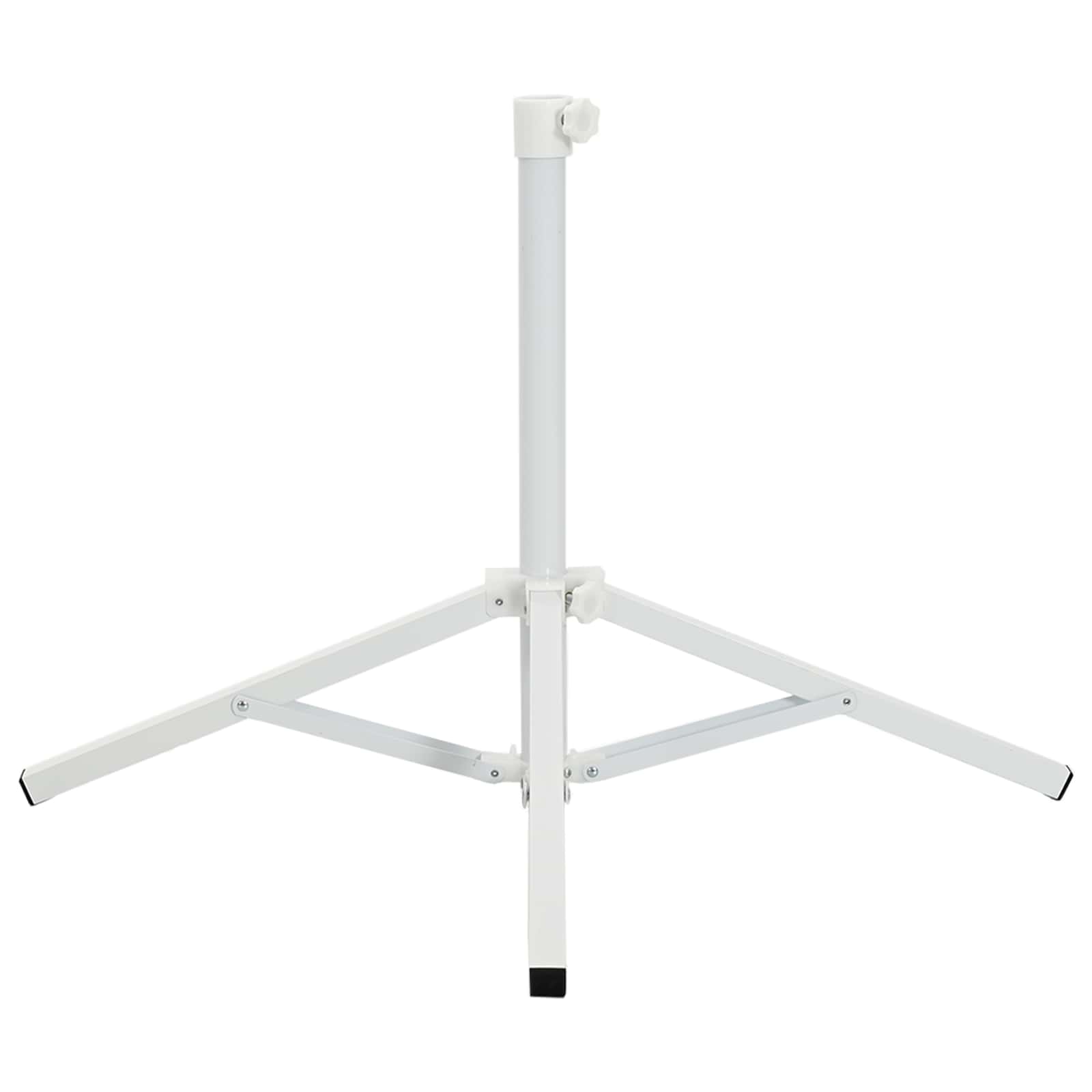 Parasolvoet Wit Staal voor paal van 25-32 mm is nu te koop bij PeponiXL, paradijselijk wonen!