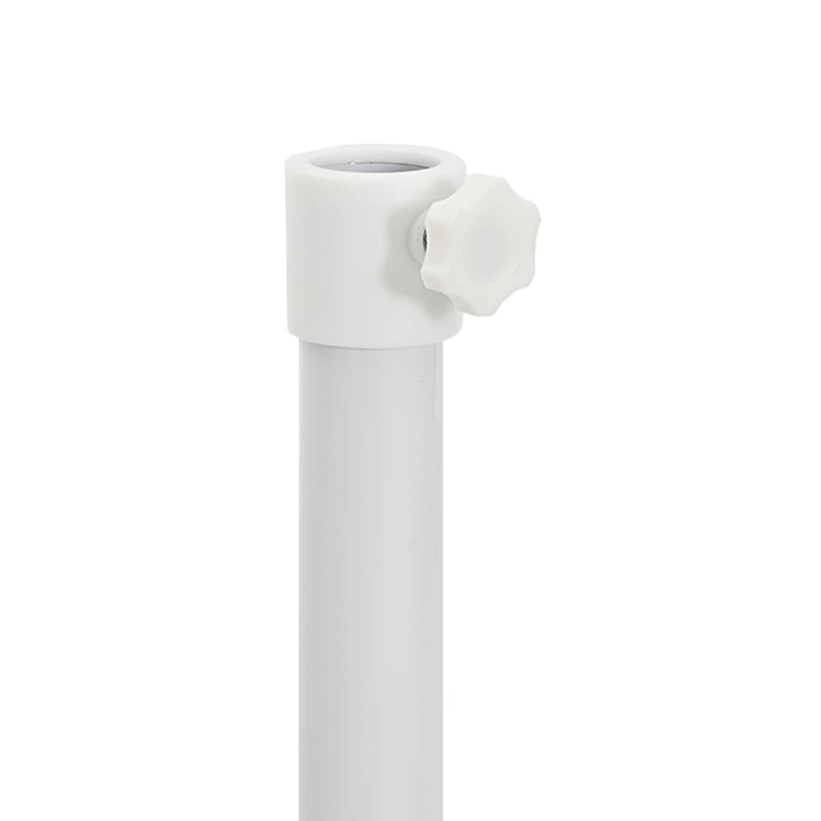 Parasol Stand Wit Staal for 25-32 mm Pole is nu te koop bij PeponiXL, paradijselijk wonen!