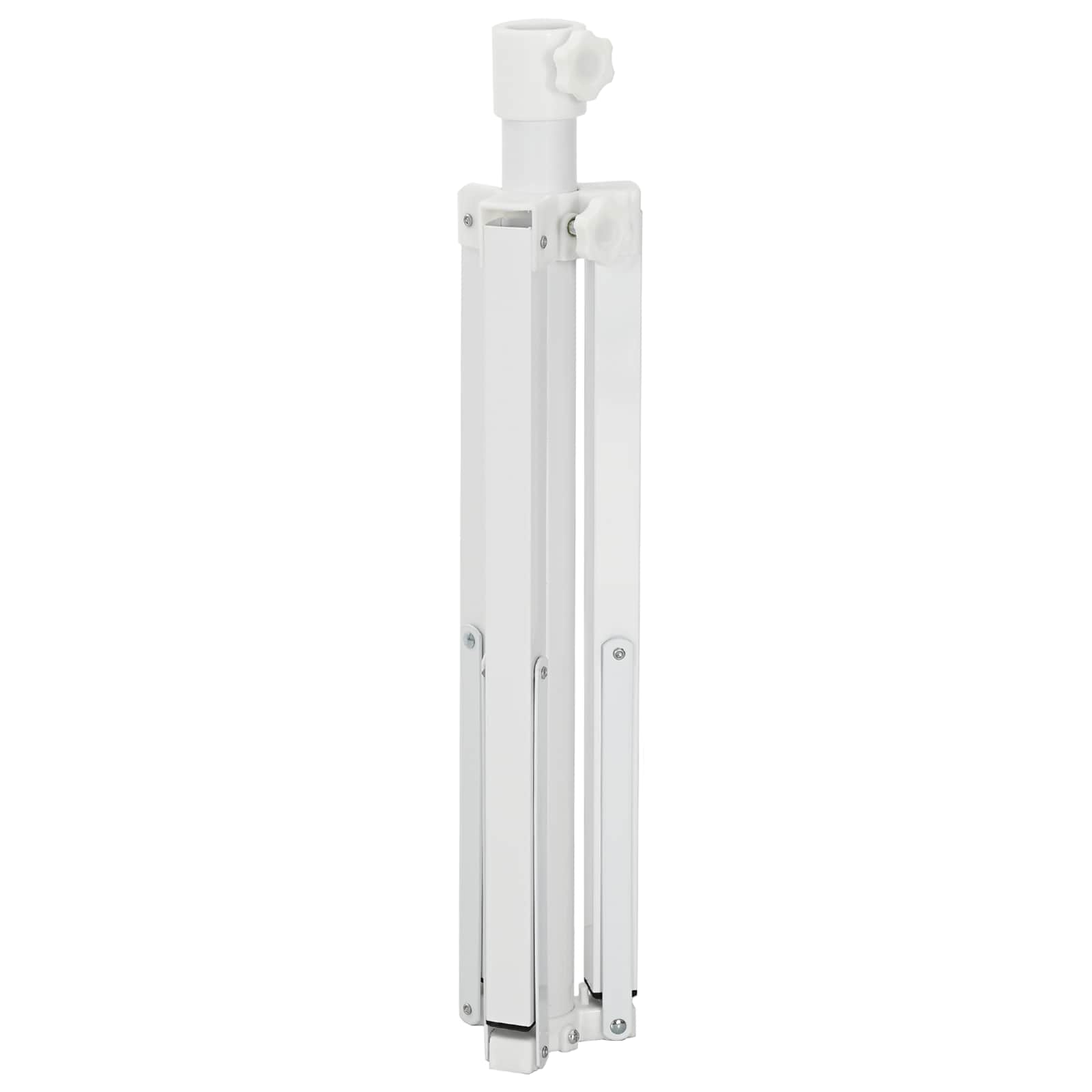 Parasol Stand Wit Staal for 25-32 mm Pole is nu te koop bij PeponiXL, paradijselijk wonen!