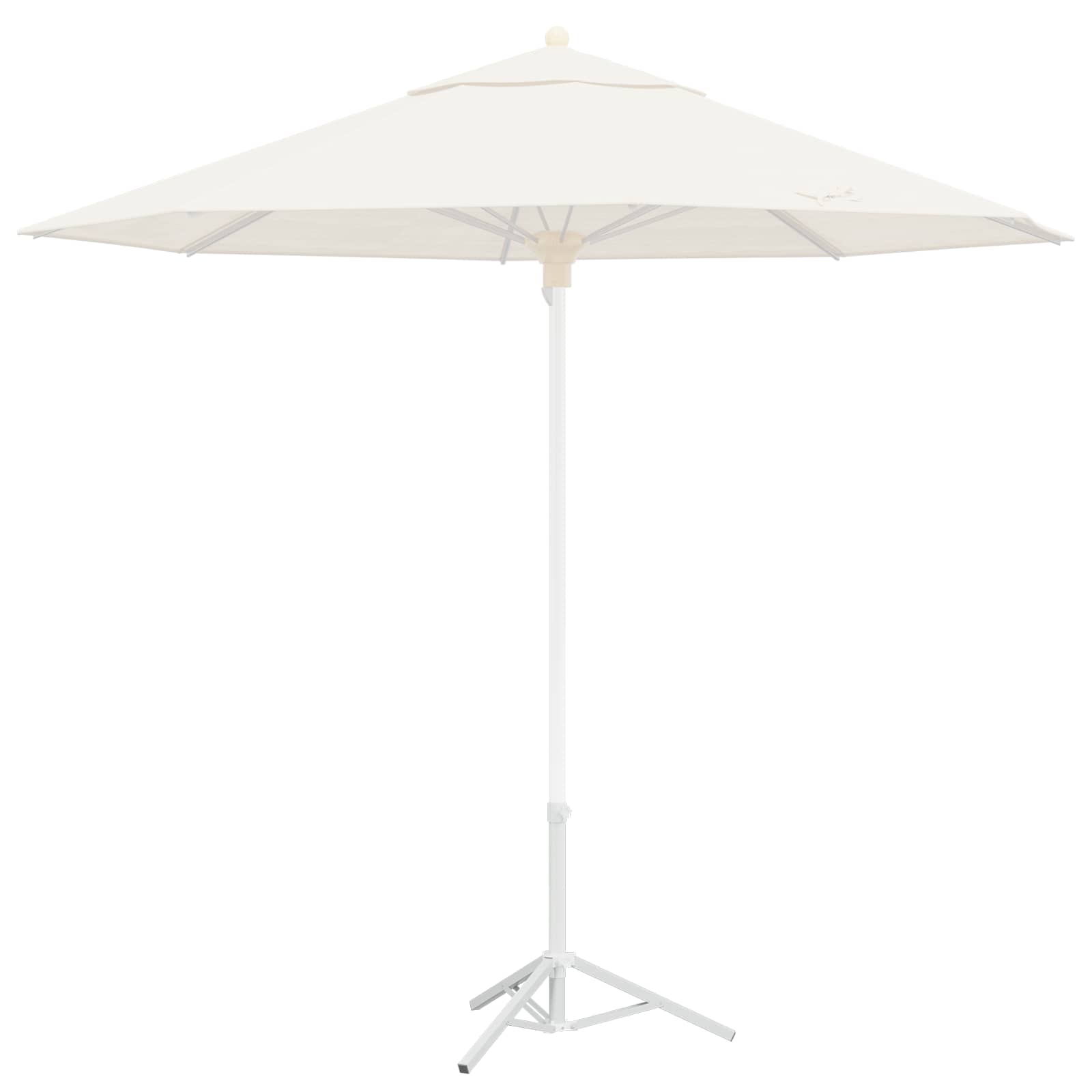 Parasol Stand Wit Staal for 25-32 mm Pole is nu te koop bij PeponiXL, paradijselijk wonen!