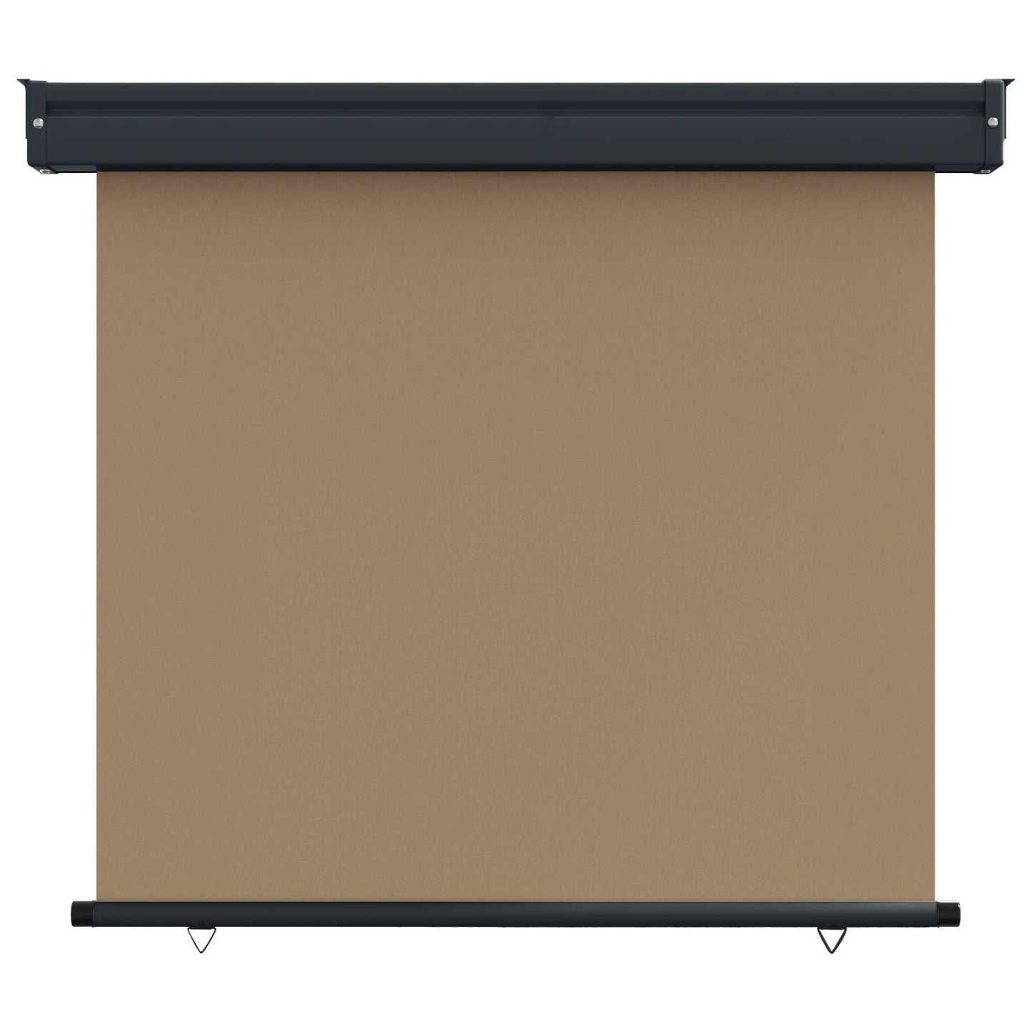 Zijscherm Balkon 60 x 250 cm 100% polyester ijzer staal Taupe is nu te koop bij PeponiXL, paradijselijk wonen!