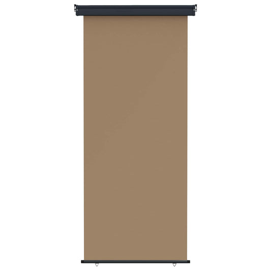 Zijscherm Balkon 80 x 250 cm 100% polyester ijzer staal Taupe is nu te koop bij PeponiXL, paradijselijk wonen!