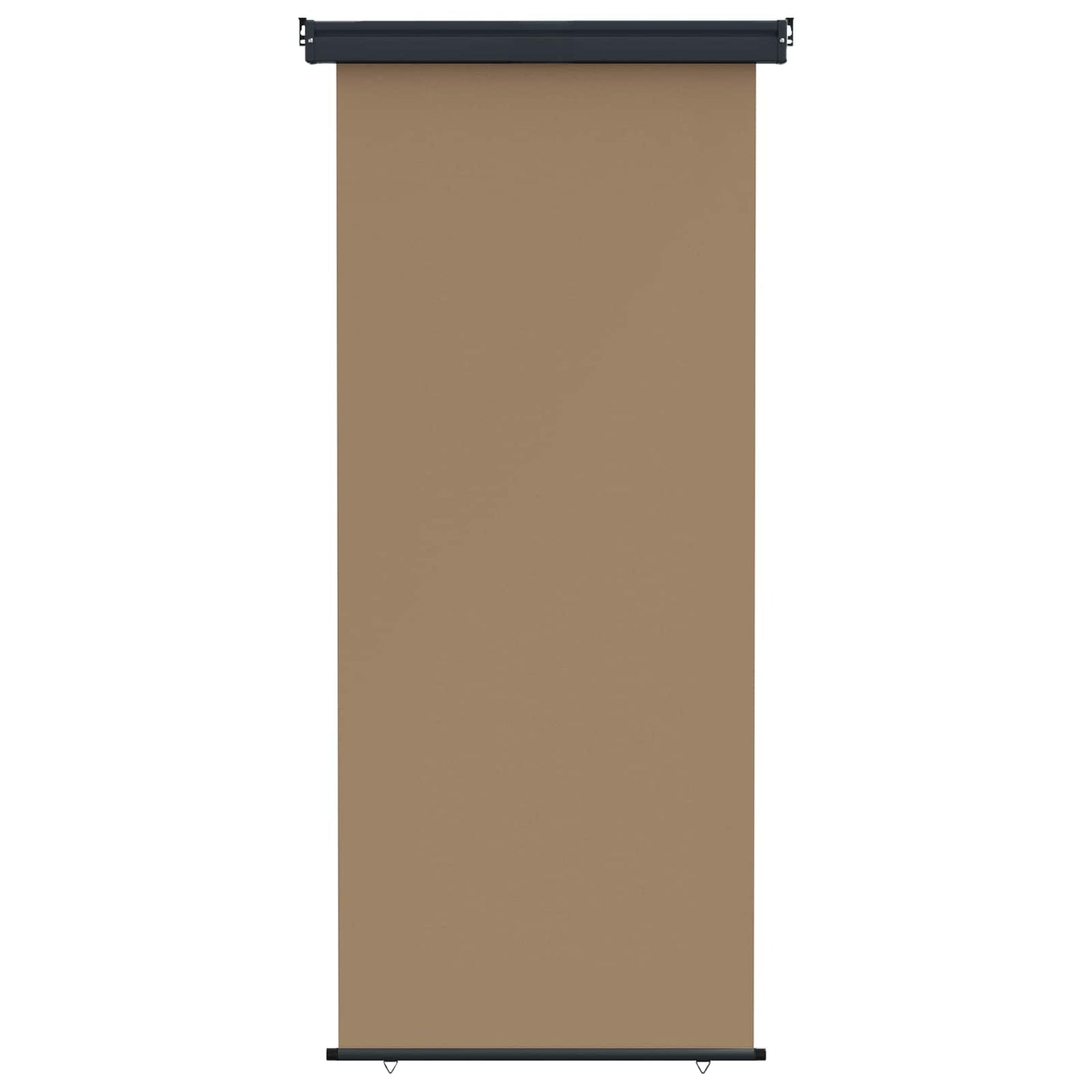 Zijscherm Balkon 100 x 250 cm 100% polyester ijzer staal Taupe is nu te koop bij PeponiXL, paradijselijk wonen!