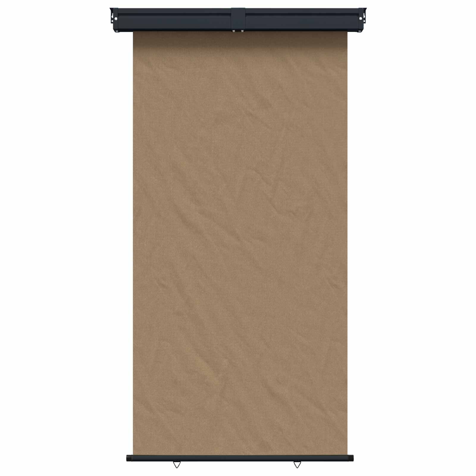 Zijscherm Balkon 140 x 250 cm 100% polyester ijzer staal Taupe is nu te koop bij PeponiXL, paradijselijk wonen!