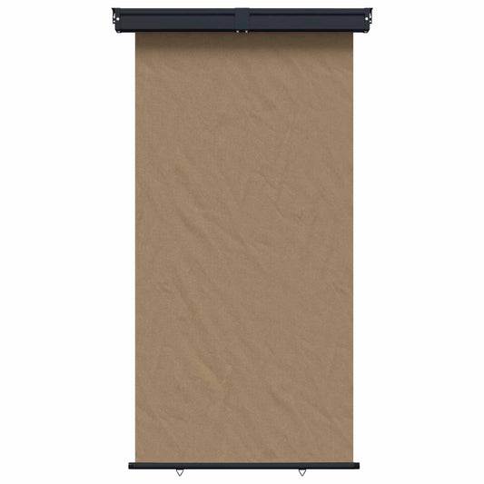 Zijscherm Balkon 140 x 250 cm 100% polyester ijzer staal Taupe is nu te koop bij PeponiXL, paradijselijk wonen!