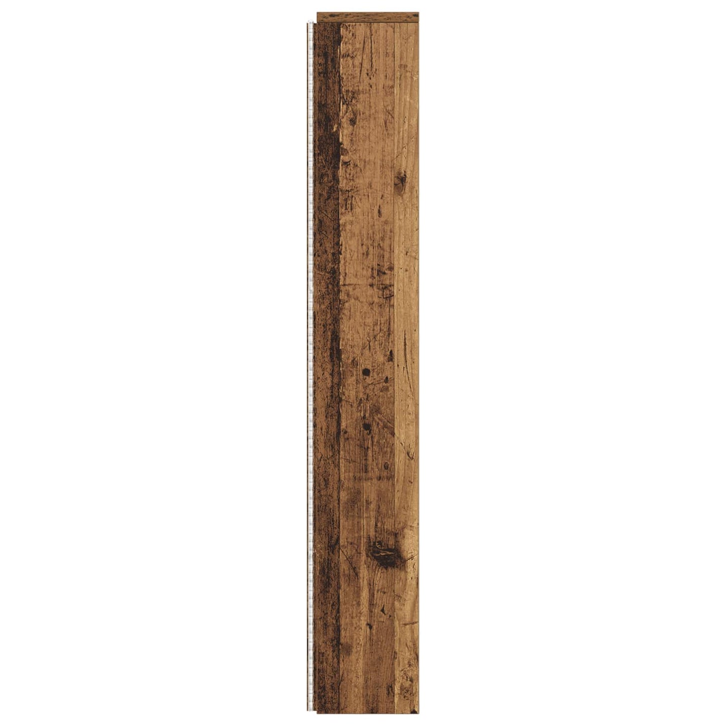 Hoofdbord met opbergruimte en LED Oud hout 160 cm Bewerkt hout is nu te koop bij PeponiXL, paradijselijk wonen!