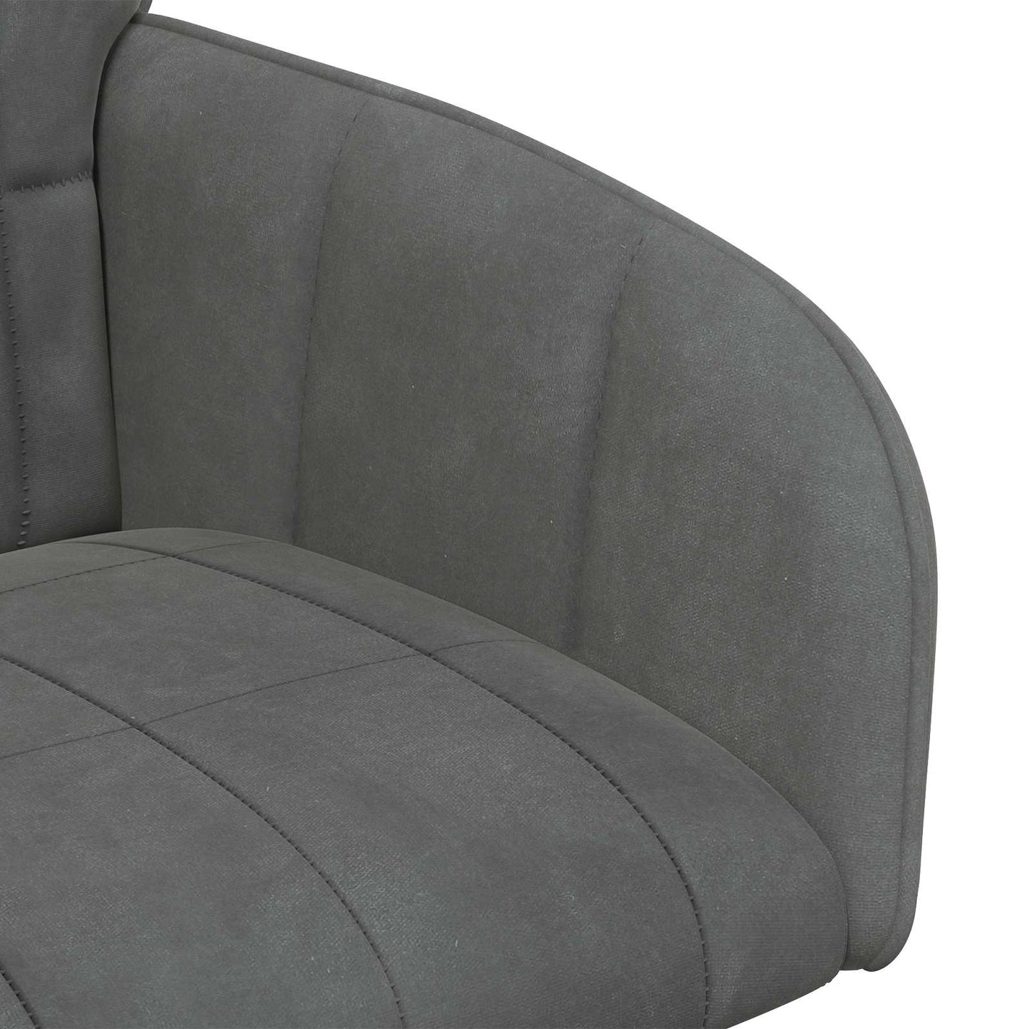 Eettafelstoelen 4 pcs fluweel Donkergrijs 57 x 50 x 85 cm is nu te koop bij PeponiXL, paradijselijk wonen!