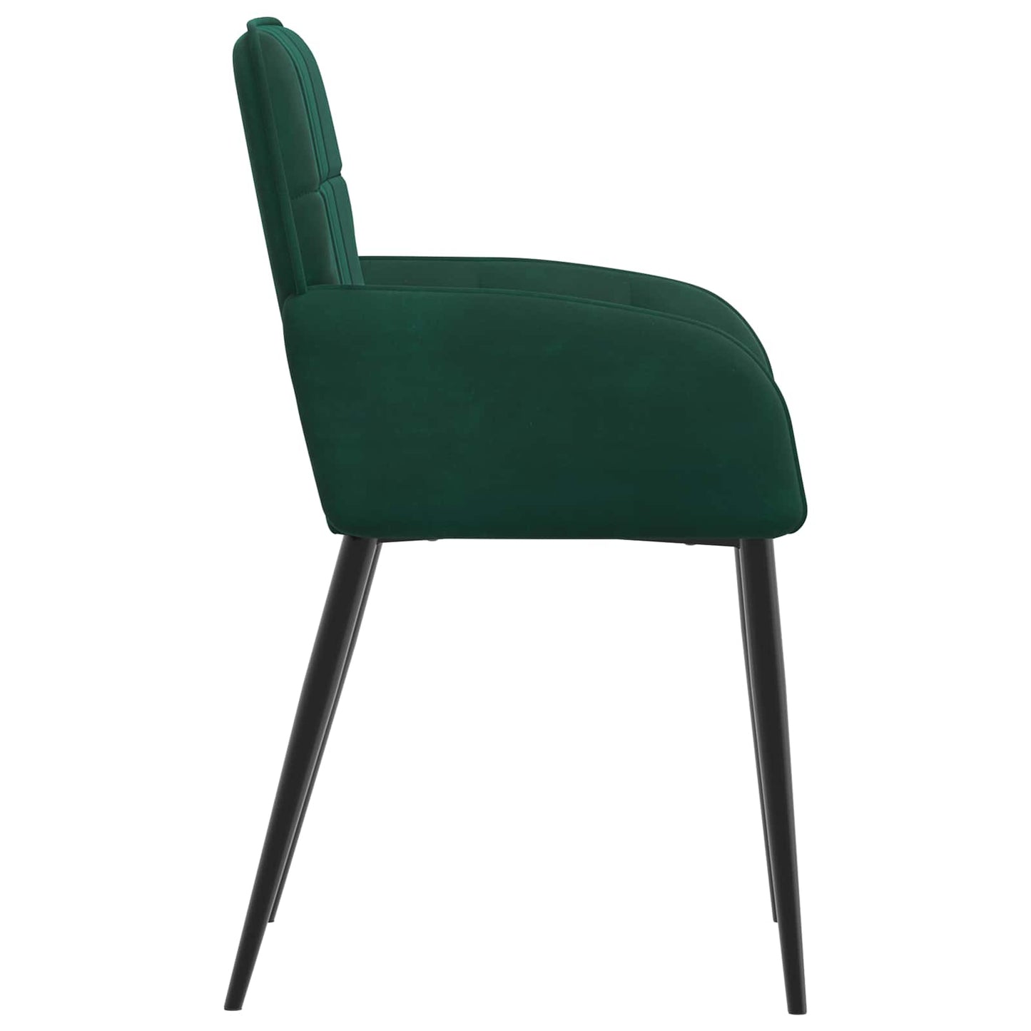 Eettafelstoelen 4 pcs fluweel Donkergroen 57 x 50 x 85 cm is nu te koop bij PeponiXL, paradijselijk wonen!