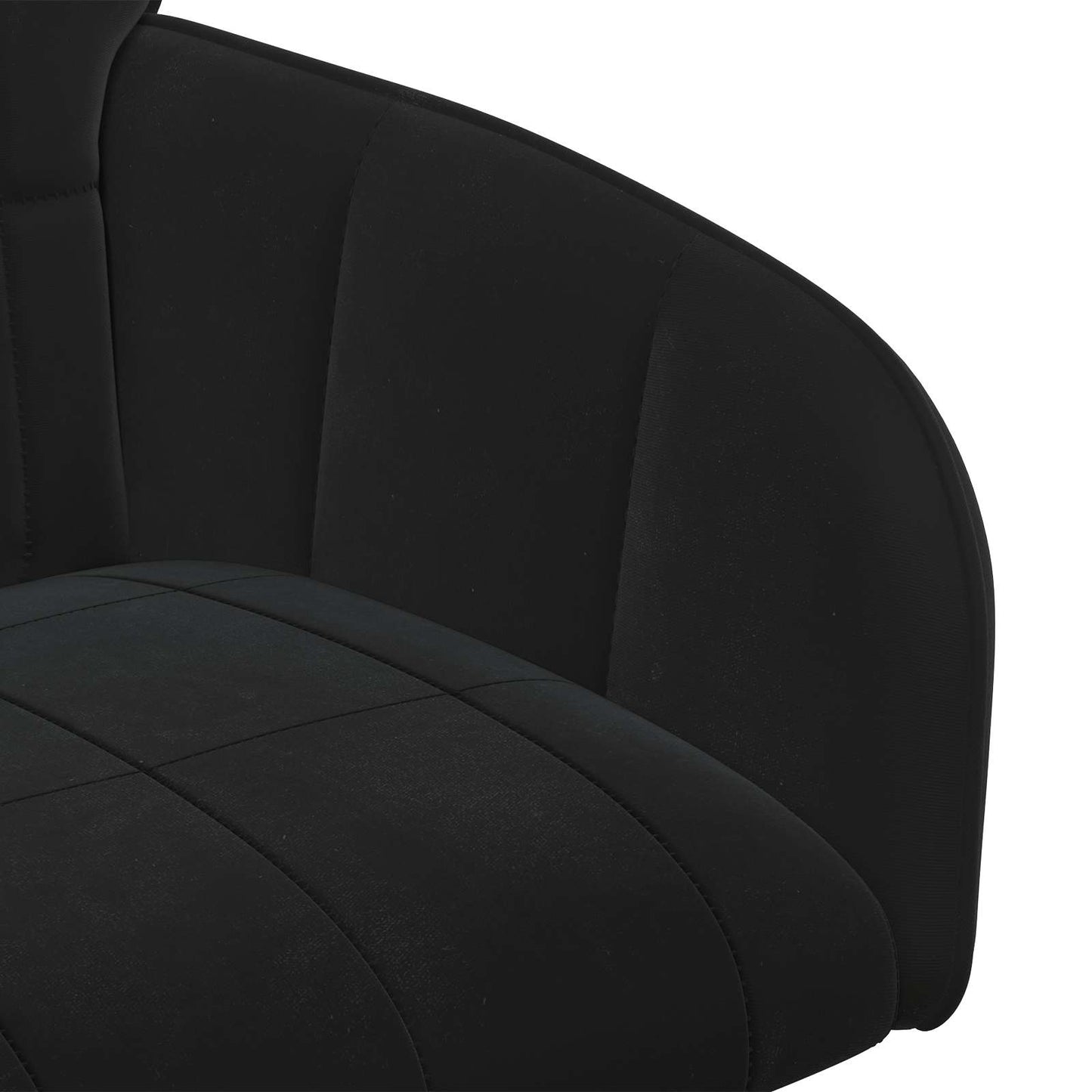 Eettafelstoelen 4 pcs fluweel Zwart 57 x 50 x 85 cm is nu te koop bij PeponiXL, paradijselijk wonen!