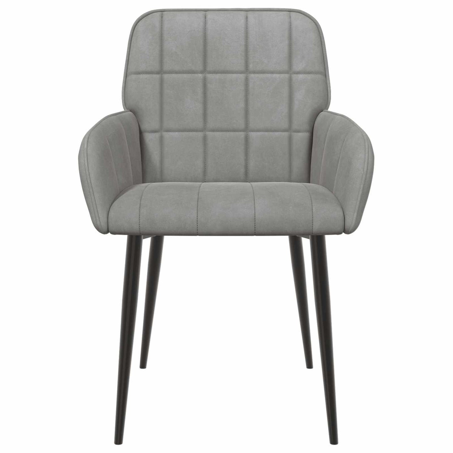 Eettafelstoelen 6 pcs fluweel Lichtgrijs 57 x 50 x 85 cm is nu te koop bij PeponiXL, paradijselijk wonen!