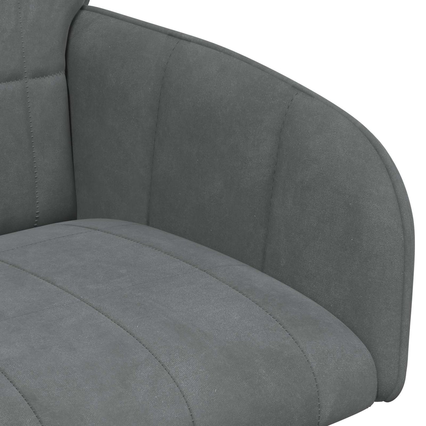 Eettafelstoelen 6 pcs fluweel Donkergrijs 57 x 50 x 85 cm is nu te koop bij PeponiXL, paradijselijk wonen!