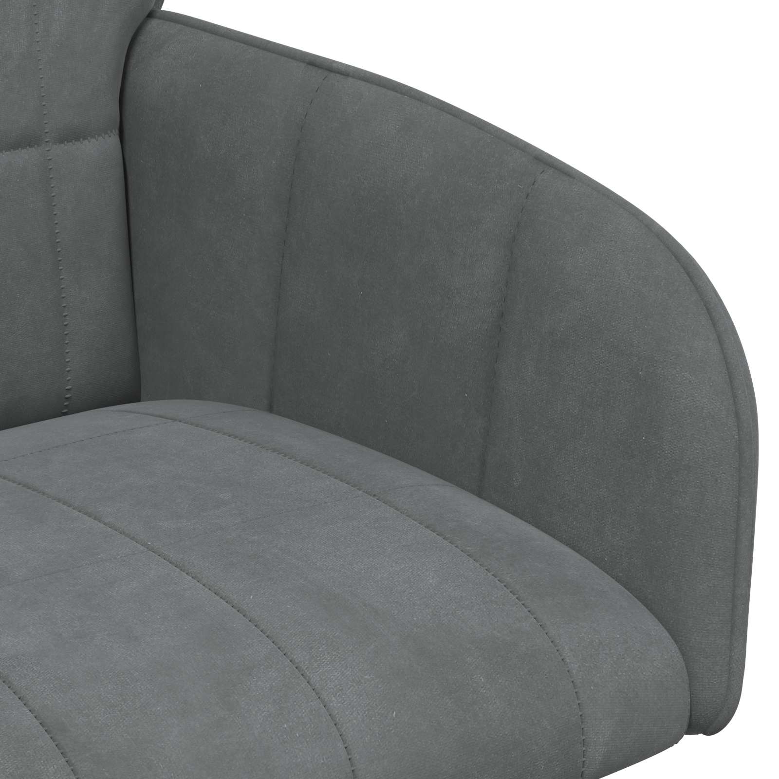 Eettafelstoelen 6 pcs fluweel Donkergrijs 57 x 50 x 85 cm is nu te koop bij PeponiXL, paradijselijk wonen!