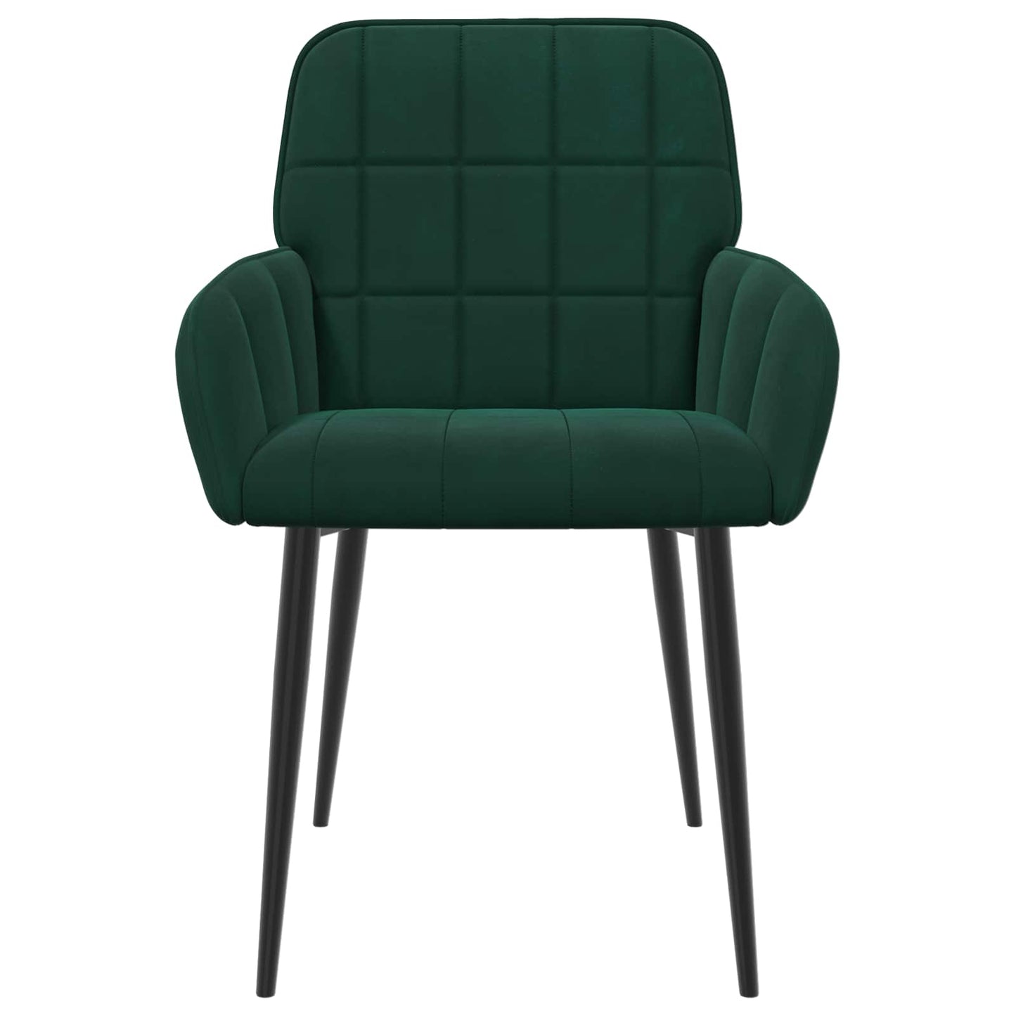 Eettafelstoelen 6 pcs fluweel Donkergroen 57 x 50 x 85 cm is nu te koop bij PeponiXL, paradijselijk wonen!