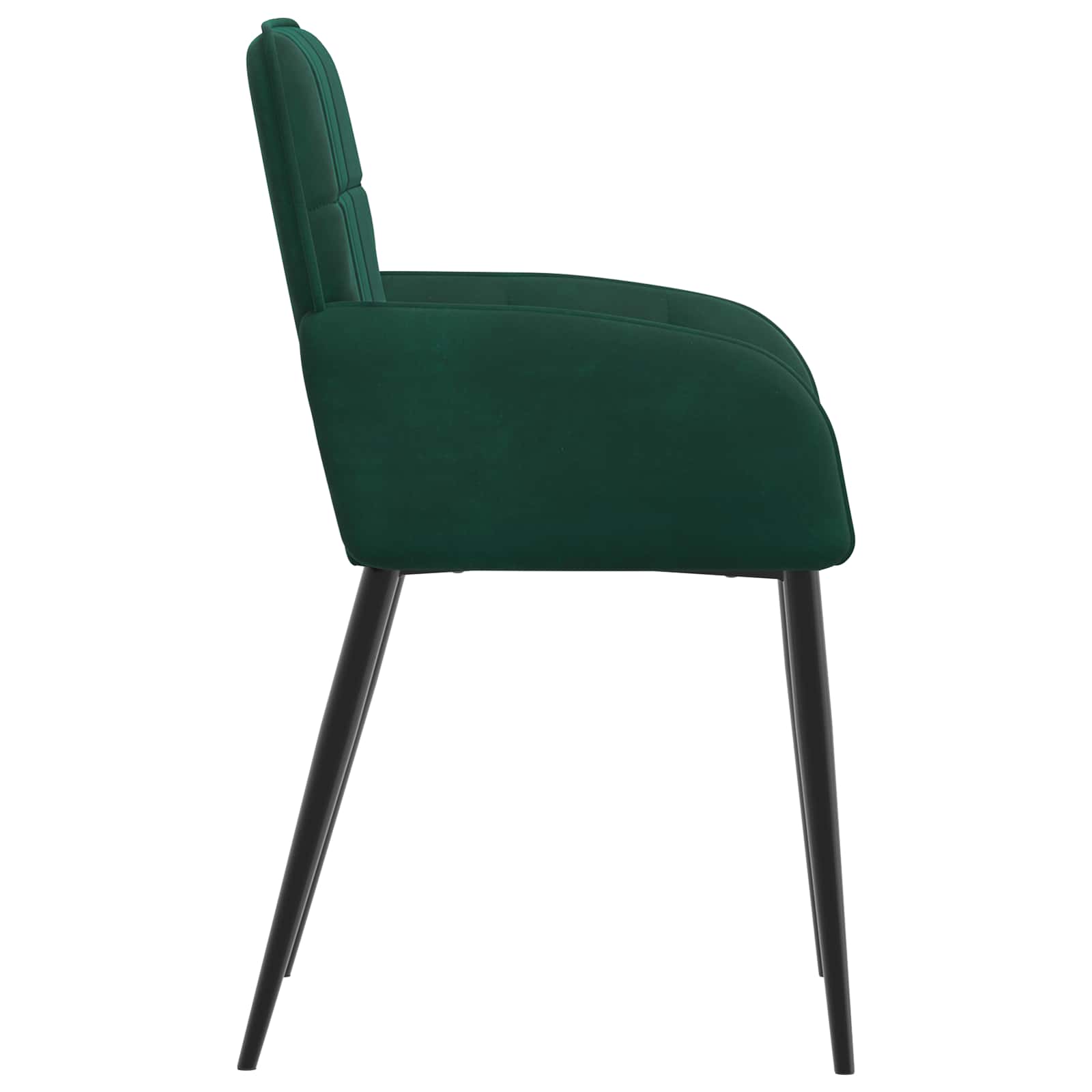 Eettafelstoelen 6 pcs fluweel Donkergroen 57 x 50 x 85 cm is nu te koop bij PeponiXL, paradijselijk wonen!