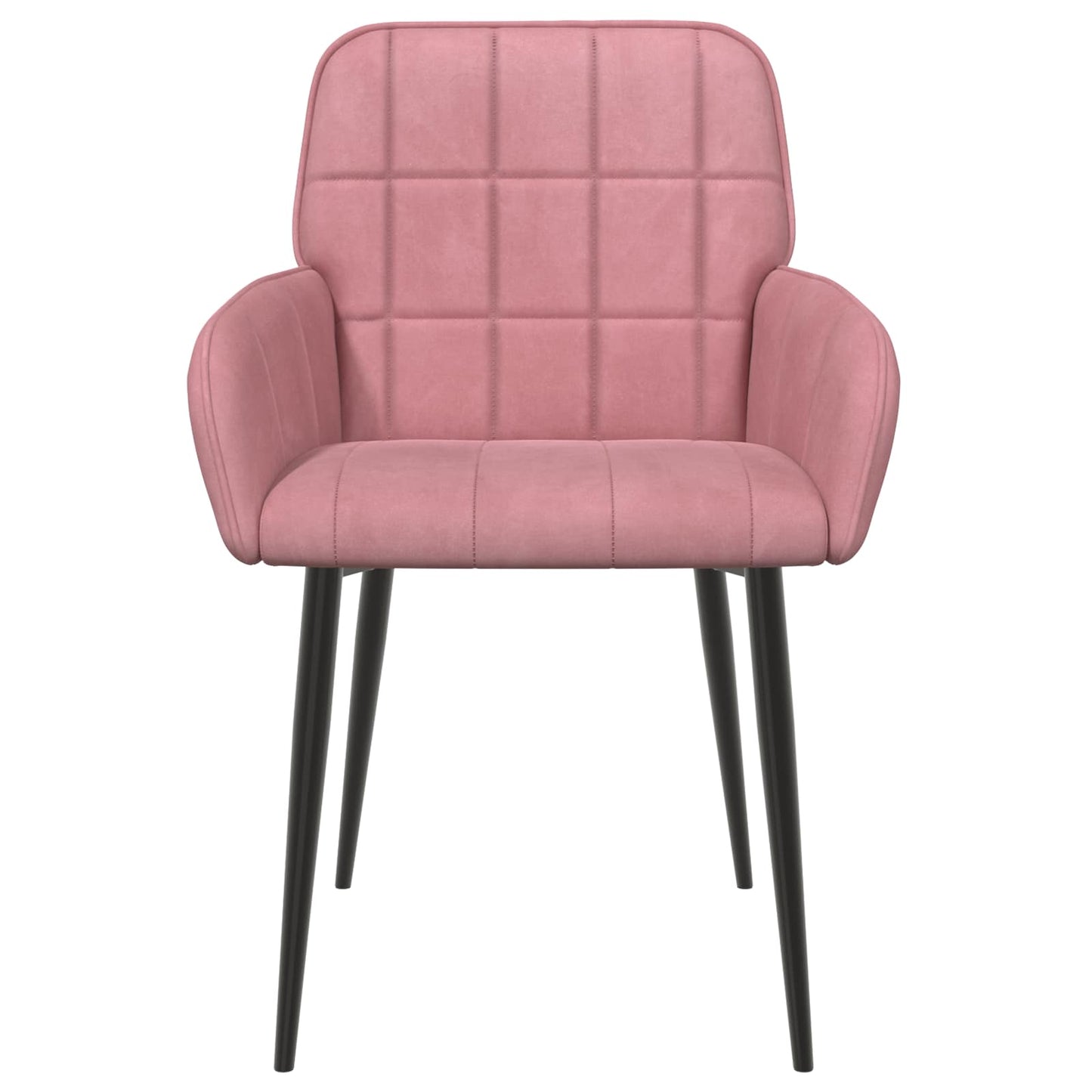 Eettafelstoelen 6 pcs fluweel Roze 57 x 50 x 85 cm is nu te koop bij PeponiXL, paradijselijk wonen!