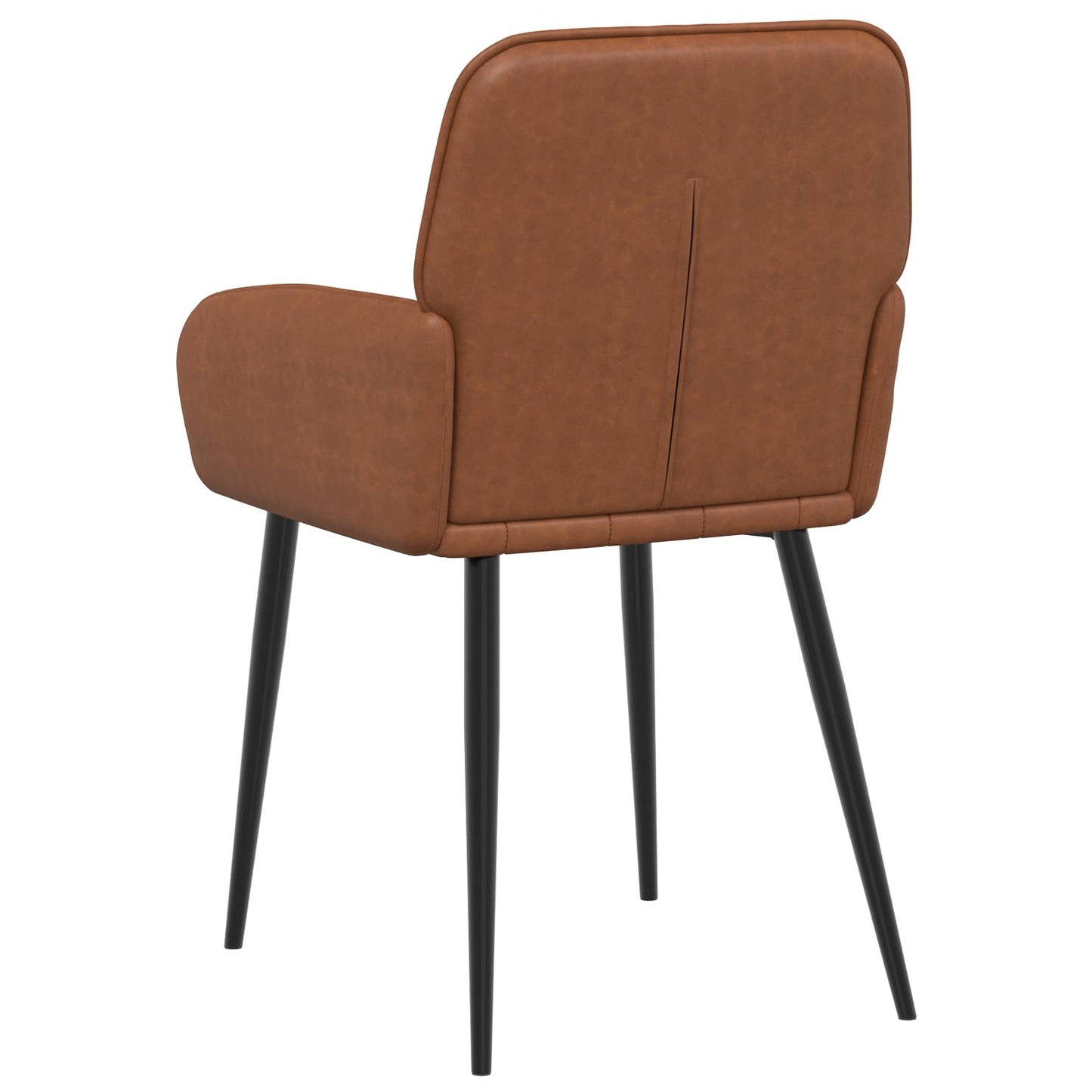 Eettafelstoelen 6 pcs Kunstleer Bruin 57 x 50 x 85 cm is nu te koop bij PeponiXL, paradijselijk wonen!