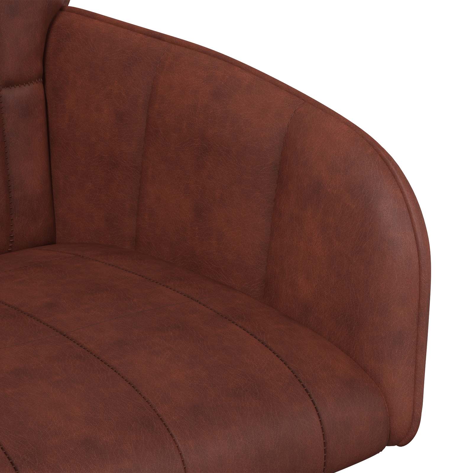 Eettafelstoelen 6 pcs Kunstleer Glanzend Bruin 57 x 50 x 85 cm is nu te koop bij PeponiXL, paradijselijk wonen!