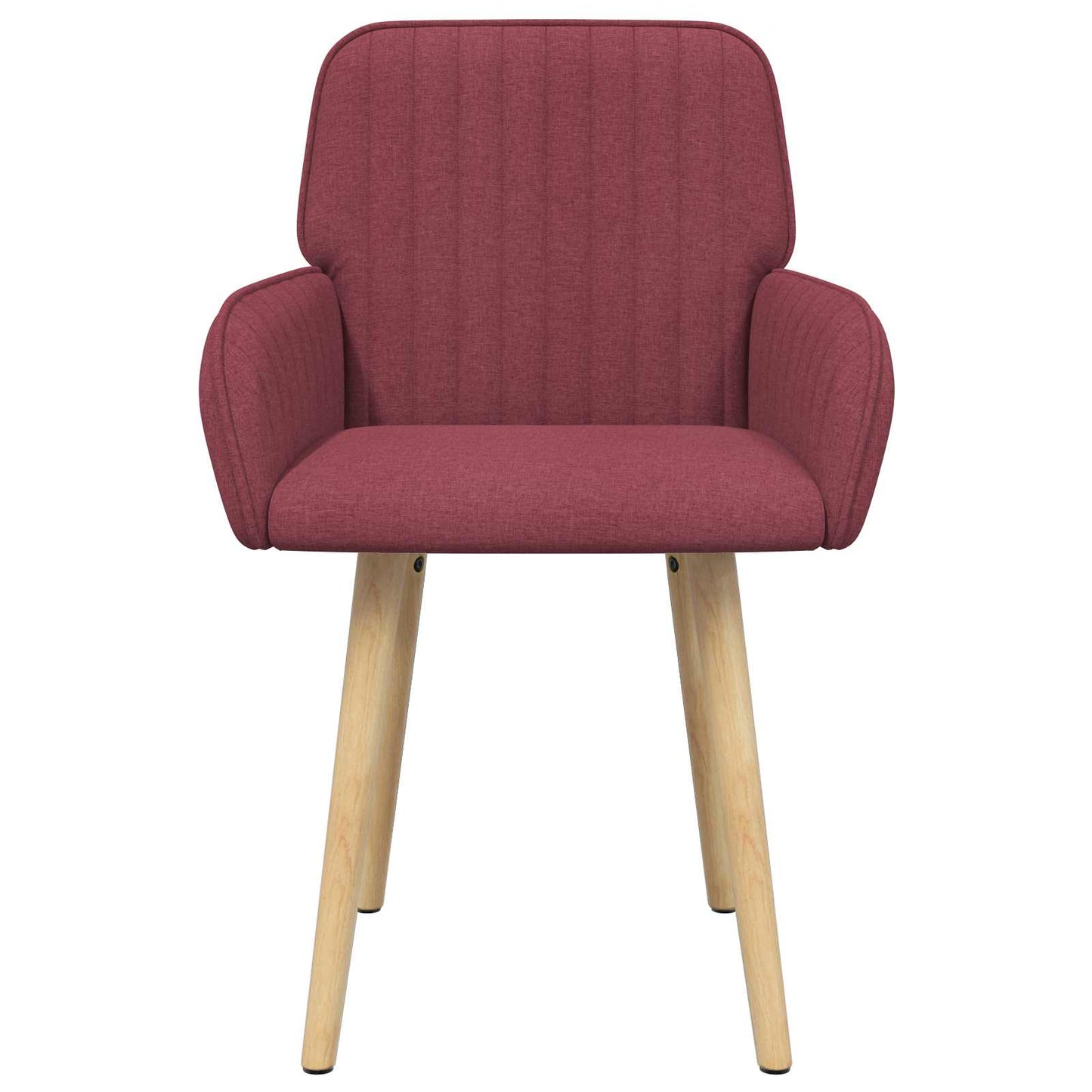 Eettafelstoelen 4 pcs Stof Wijnrood 56,5 x 50 x 87,5 cm is nu te koop bij PeponiXL, paradijselijk wonen!