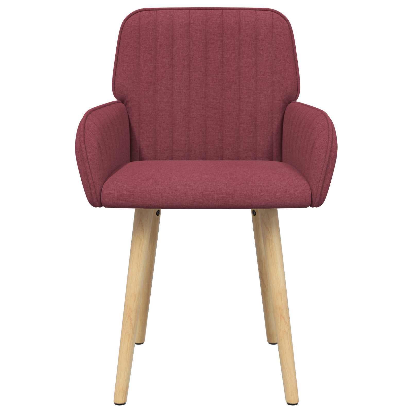 Eettafelstoelen 4 pcs Stof Wijnrood 56,5 x 50 x 87,5 cm is nu te koop bij PeponiXL, paradijselijk wonen!