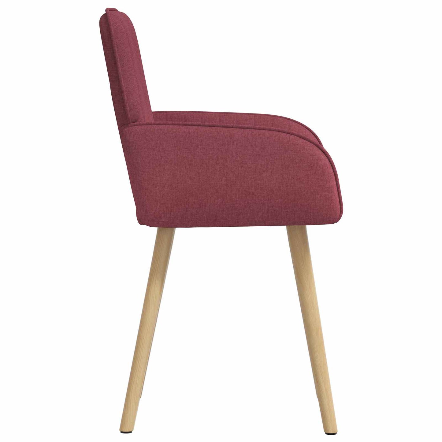 Eettafelstoelen 4 pcs Stof Wijnrood 56,5 x 50 x 87,5 cm is nu te koop bij PeponiXL, paradijselijk wonen!