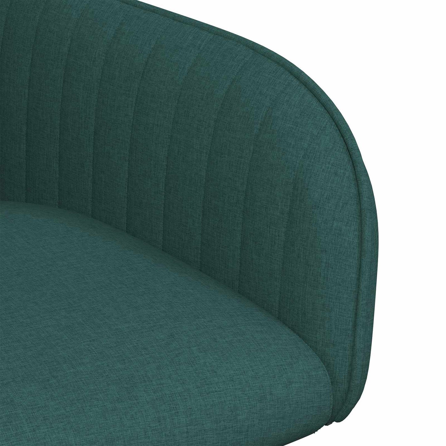 Eettafelstoelen 4 pcs Stof Donkergroen 56,5 x 50 x 87,5 cm is nu te koop bij PeponiXL, paradijselijk wonen!