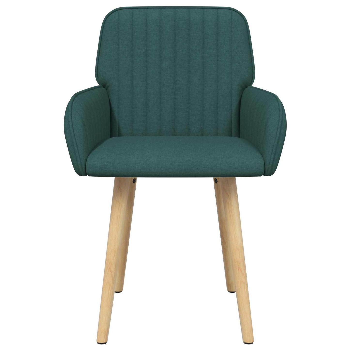 Eettafelstoelen 4 pcs Stof Donkergroen 56,5 x 50 x 87,5 cm is nu te koop bij PeponiXL, paradijselijk wonen!