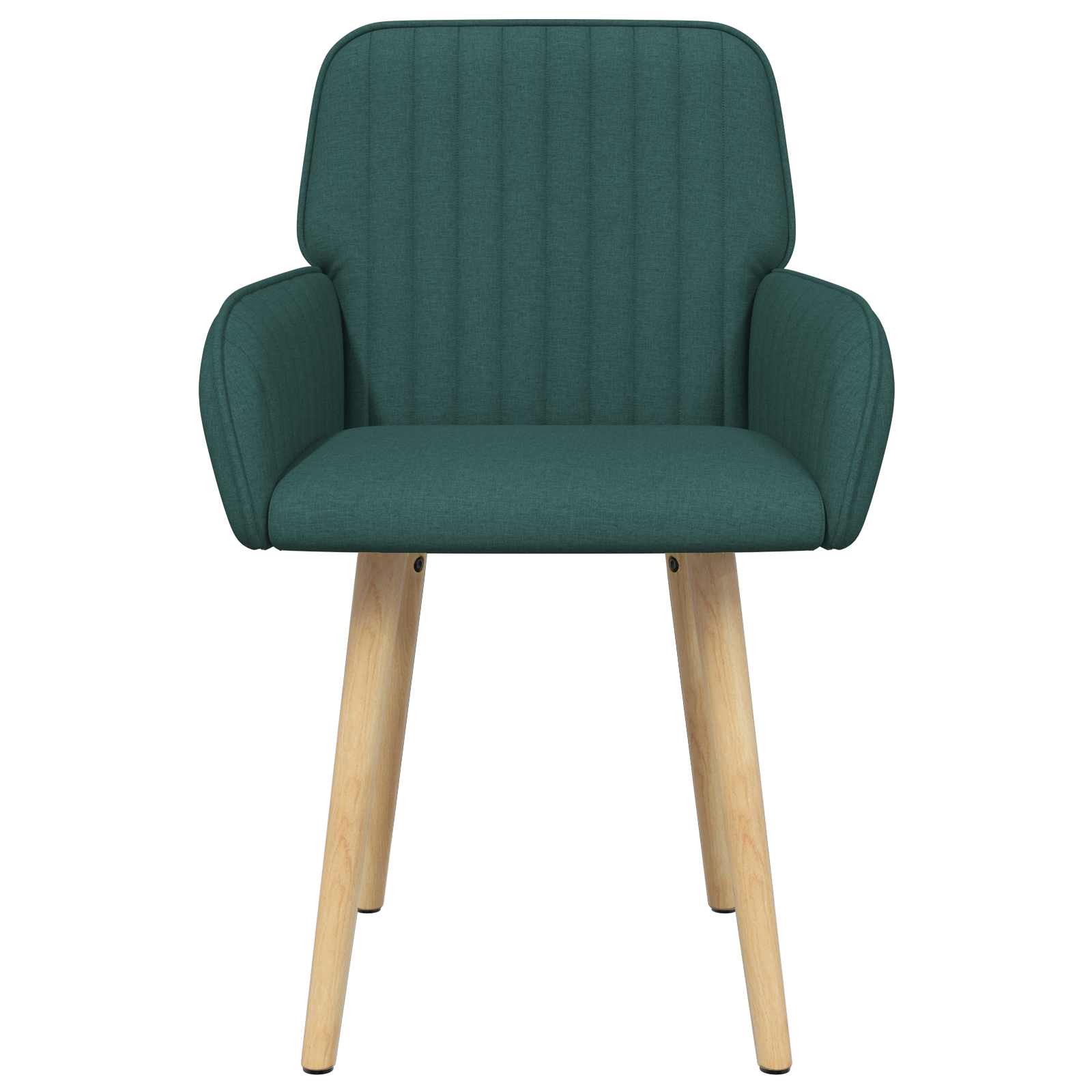 Eettafelstoelen 4 pcs Stof Donkergroen 56,5 x 50 x 87,5 cm is nu te koop bij PeponiXL, paradijselijk wonen!
