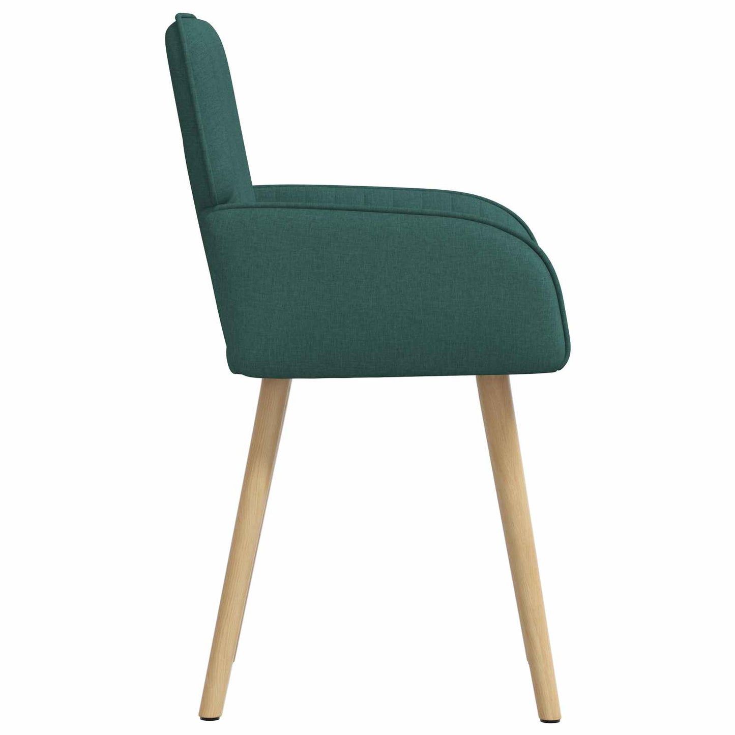 Eettafelstoelen 4 pcs Stof Donkergroen 56,5 x 50 x 87,5 cm is nu te koop bij PeponiXL, paradijselijk wonen!