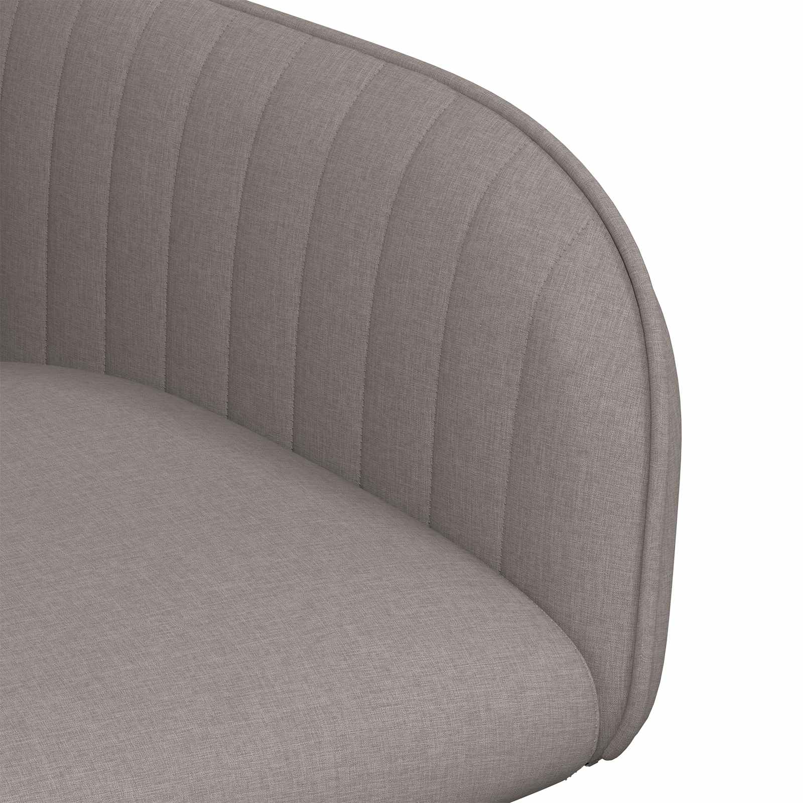 Eettafelstoelen 4 pcs Stof Taupe 56,5 x 50 x 87,5 cm is nu te koop bij PeponiXL, paradijselijk wonen!