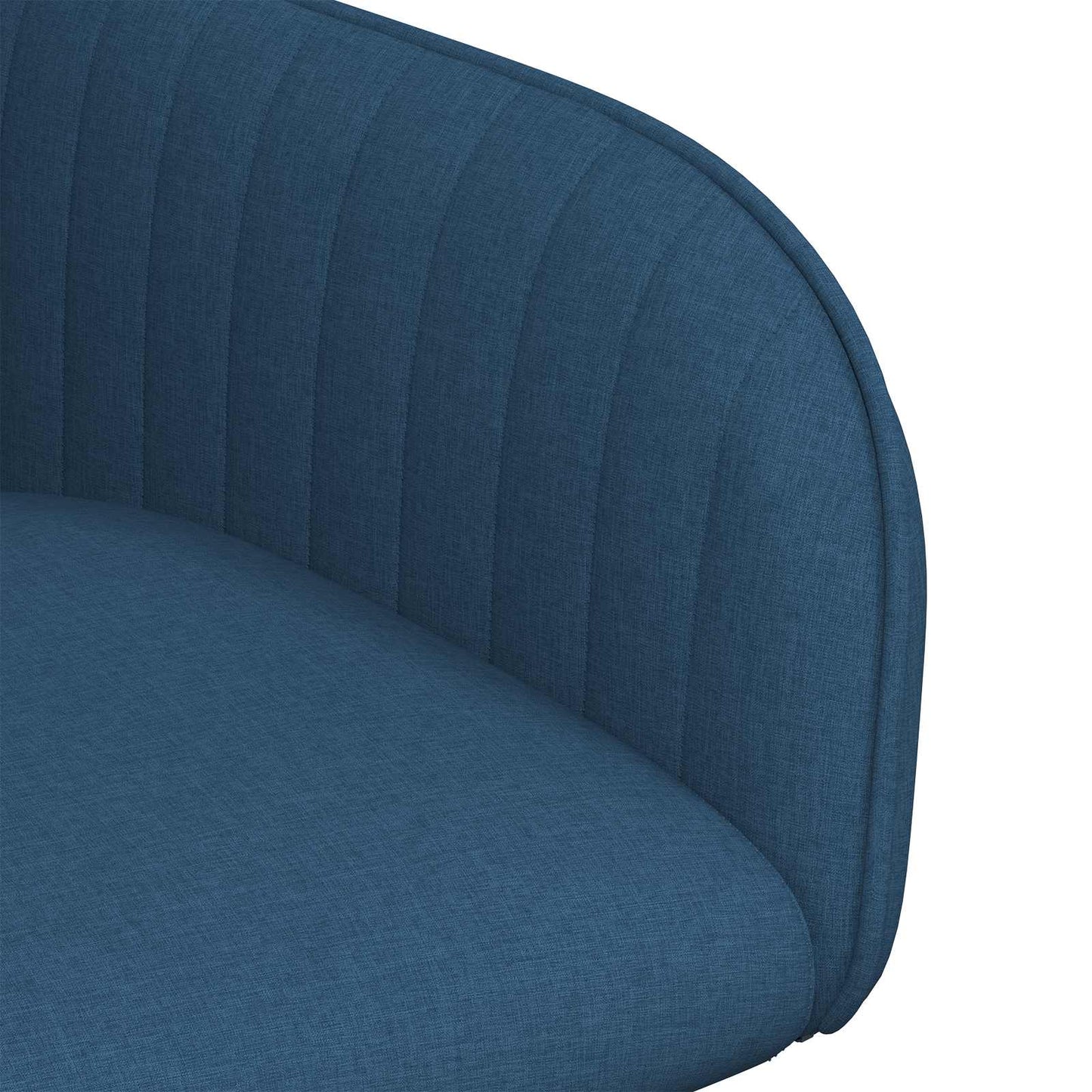 Eettafelstoelen 4 pcs Stof Blauw 56,5 x 50 x 87,5 cm is nu te koop bij PeponiXL, paradijselijk wonen!