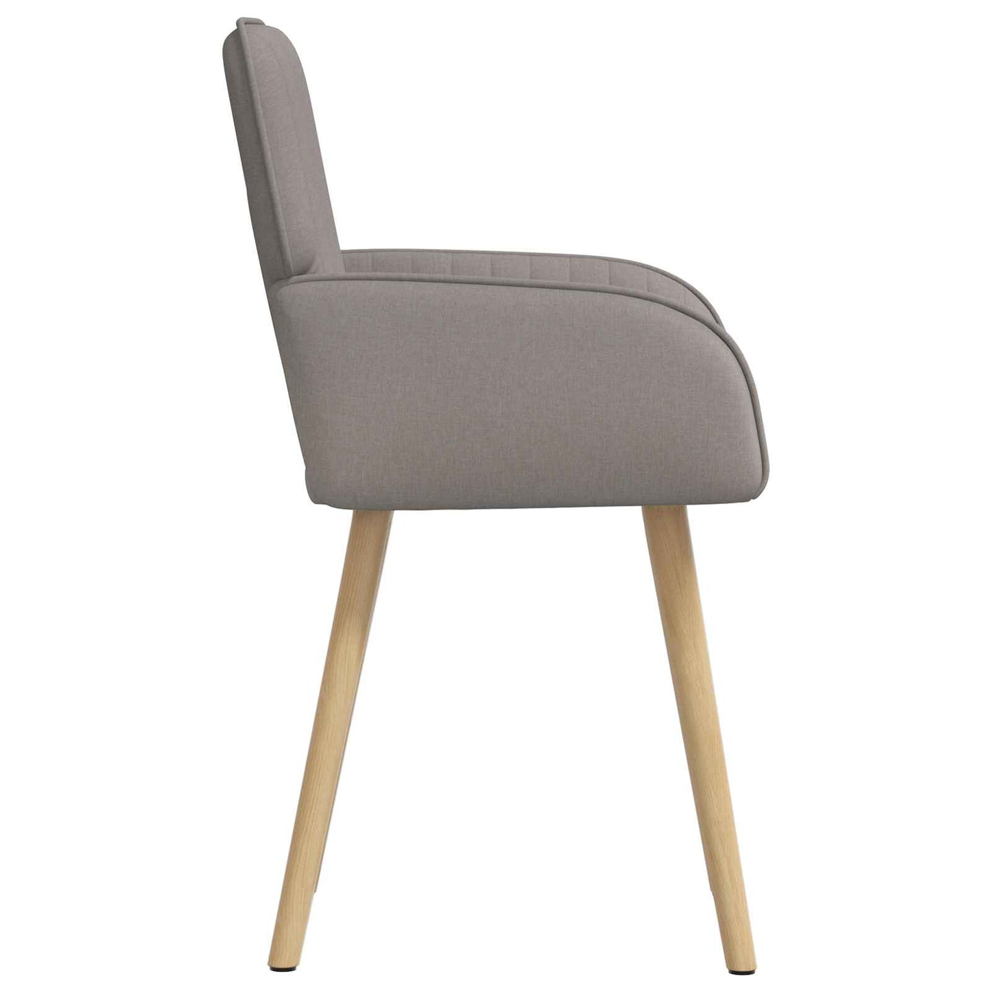 Eettafelstoelen 6 pcs Stof Taupe 56,5 x 50 x 87,5 cm is nu te koop bij PeponiXL, paradijselijk wonen!