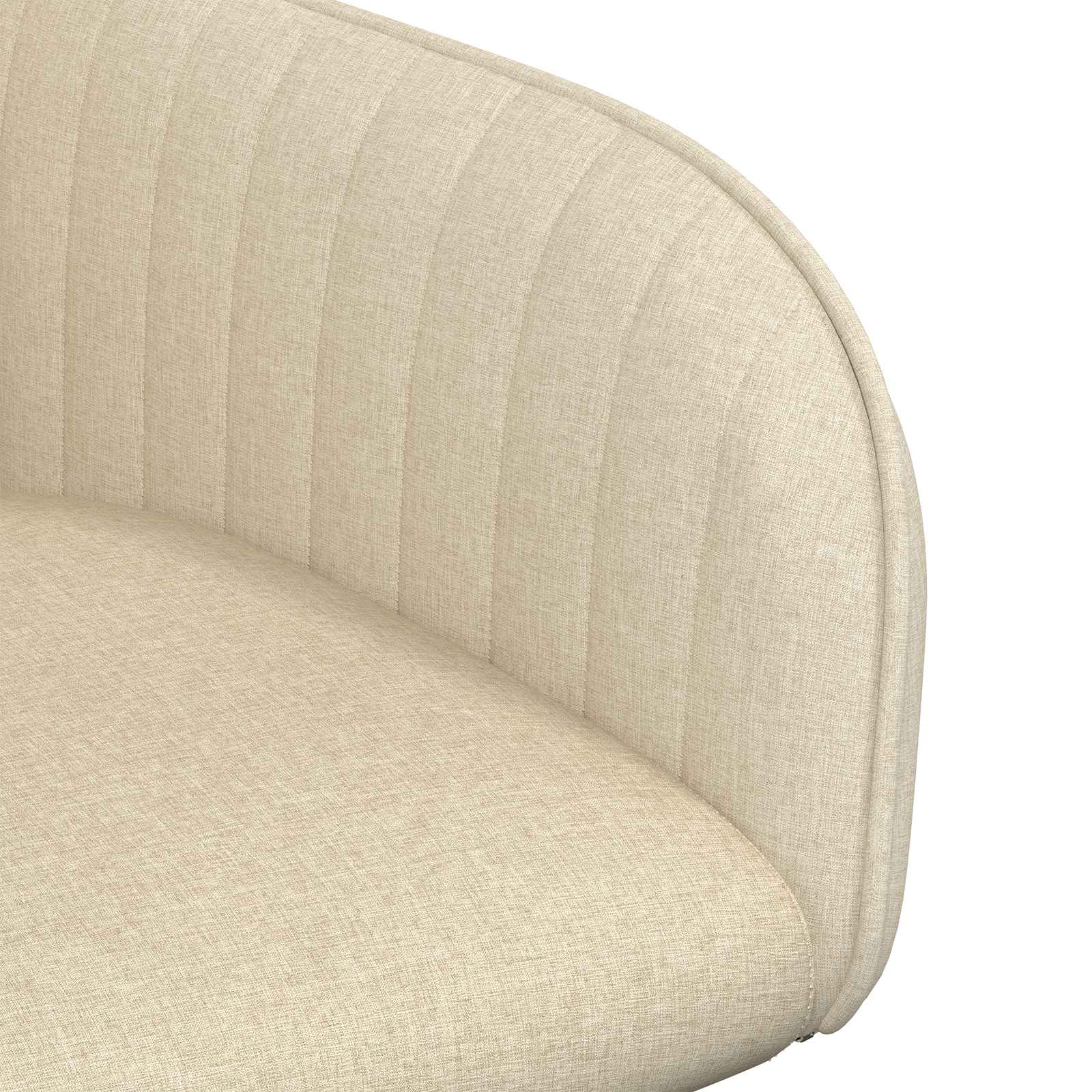 Eettafelstoelen 6 pcs Stof Crèmekleurig 56,5 x 50 x 87,5 cm is nu te koop bij PeponiXL, paradijselijk wonen!