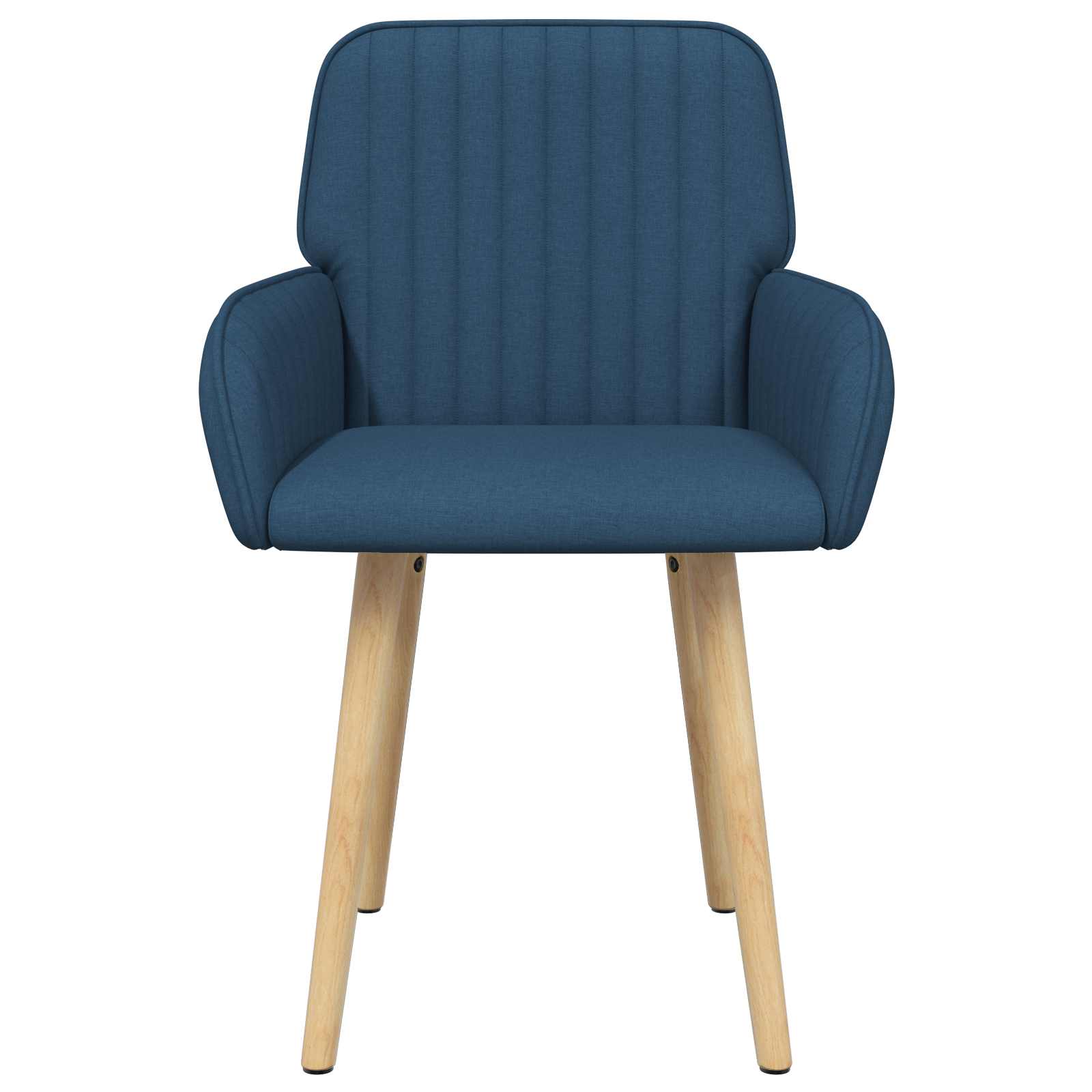 Eettafelstoelen 6 pcs Stof Blauw 56,5 x 50 x 87,5 cm is nu te koop bij PeponiXL, paradijselijk wonen!