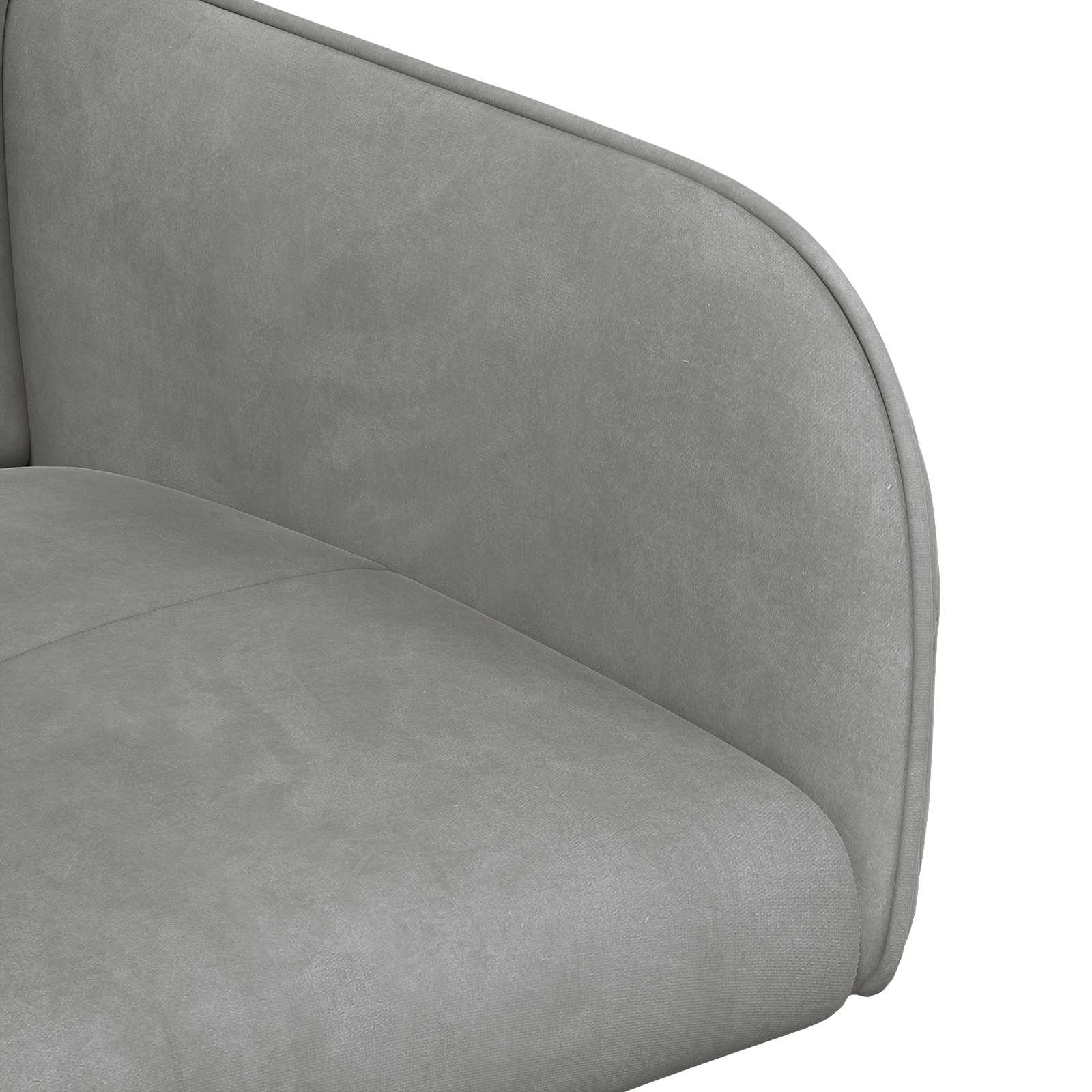 Eettafelstoelen 4 pcs fluweel Lichtgrijs 59 x 56,5 x 86 cm is nu te koop bij PeponiXL, paradijselijk wonen!