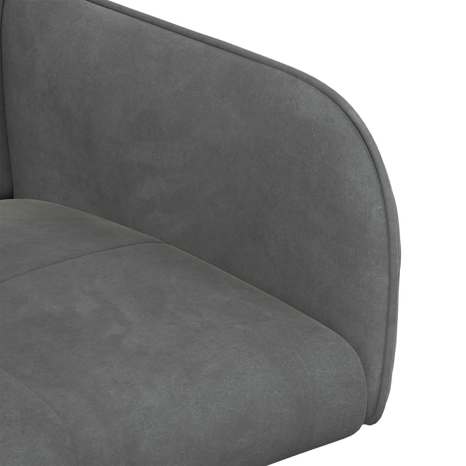 Eettafelstoelen 4 pcs fluweel Donkergrijs 59 x 56,5 x 86 cm is nu te koop bij PeponiXL, paradijselijk wonen!