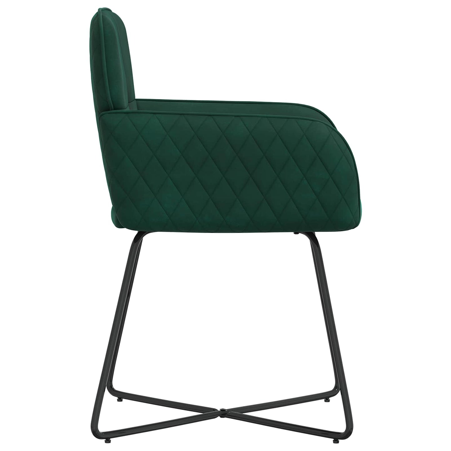 Eettafelstoelen 4 pcs fluweel Donkergroen 59 x 56,5 x 86 cm is nu te koop bij PeponiXL, paradijselijk wonen!