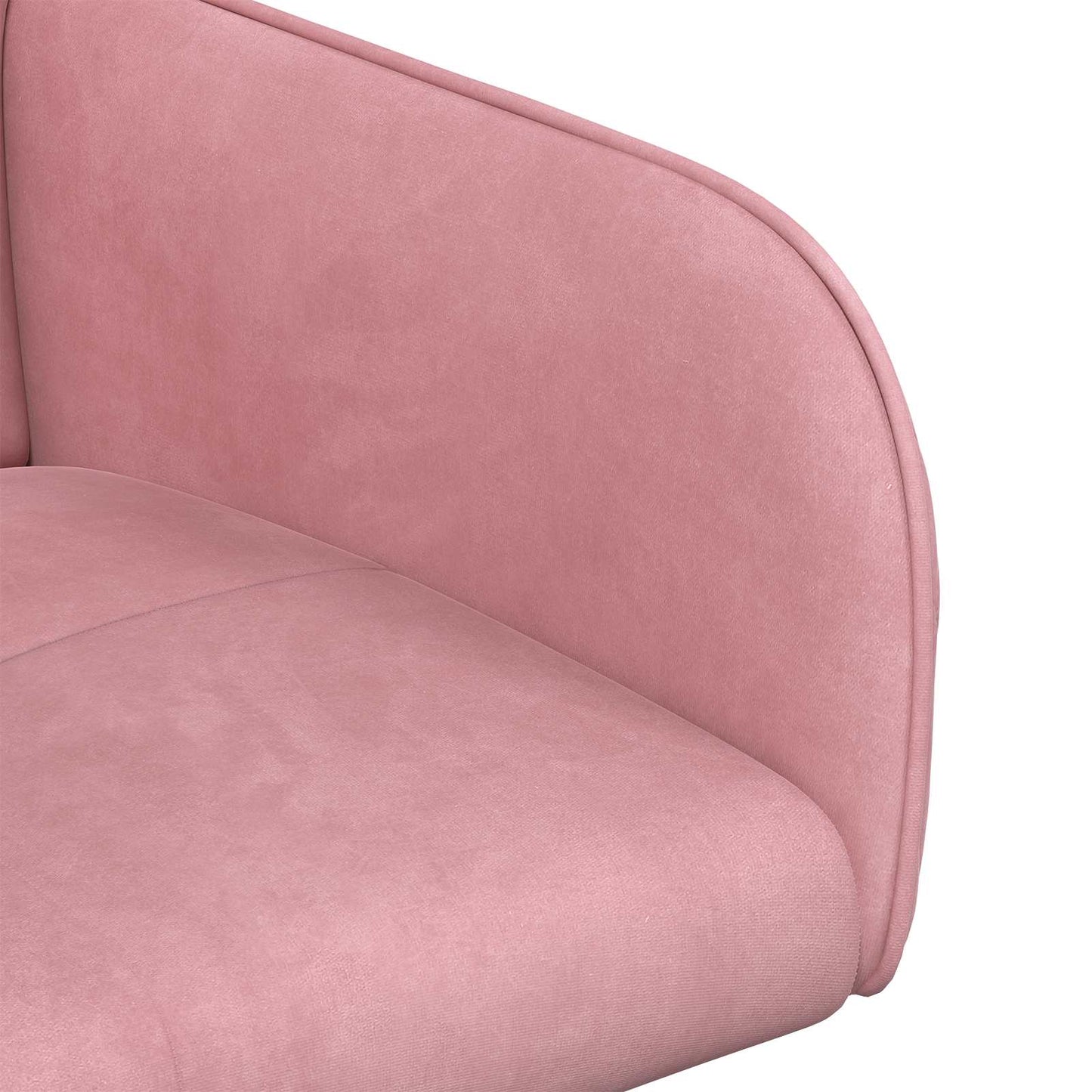 Eettafelstoelen 4 pcs fluweel Roze 59 x 56,5 x 86 cm is nu te koop bij PeponiXL, paradijselijk wonen!