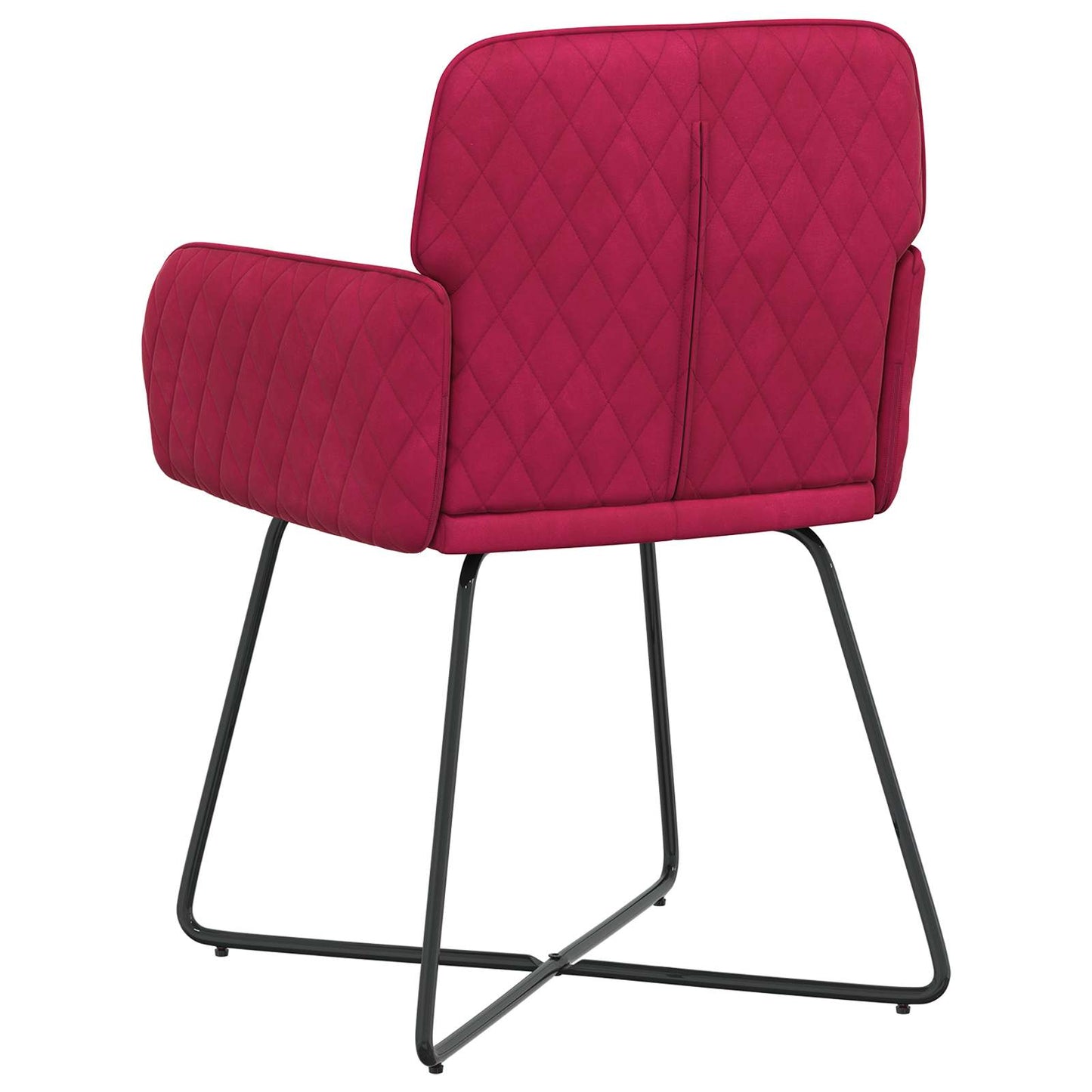 Eettafelstoelen 4 pcs fluweel Wijnrood 59 x 56,5 x 86 cm is nu te koop bij PeponiXL, paradijselijk wonen!