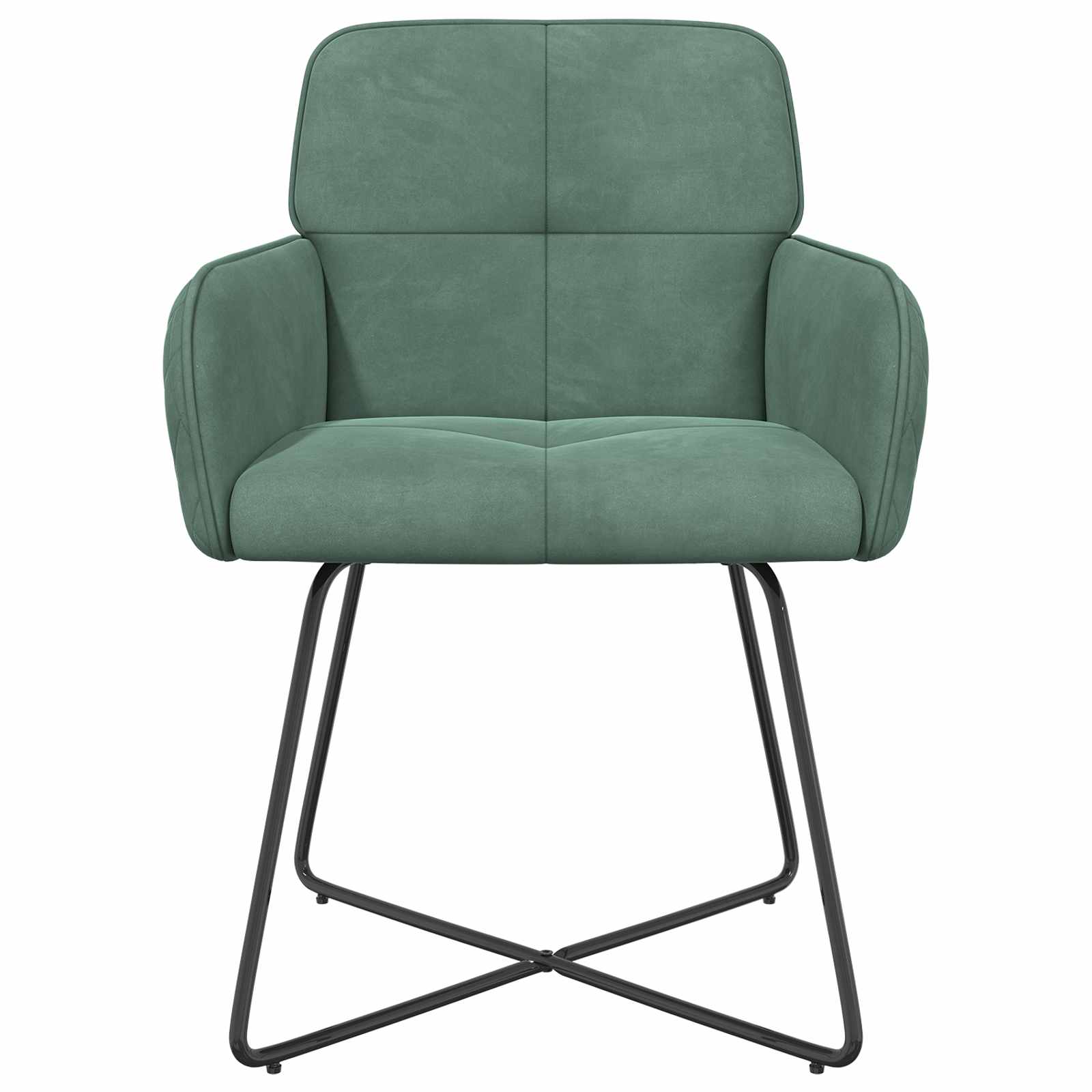 Eettafelstoelen 4 pcs fluweel Zeegroen 59 x 56,5 x 86 cm is nu te koop bij PeponiXL, paradijselijk wonen!