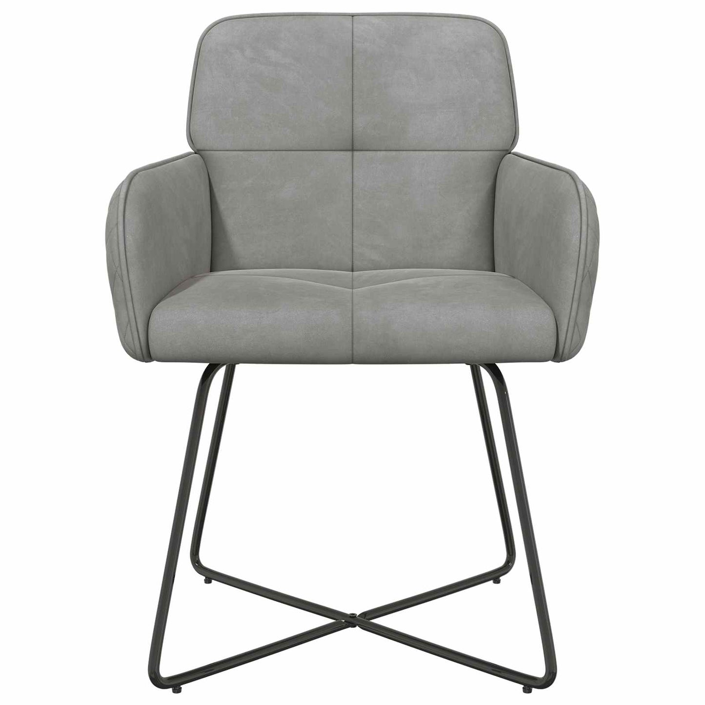 Eettafelstoelen 6 pcs fluweel Lichtgrijs 59 x 56,5 x 86 cm is nu te koop bij PeponiXL, paradijselijk wonen!